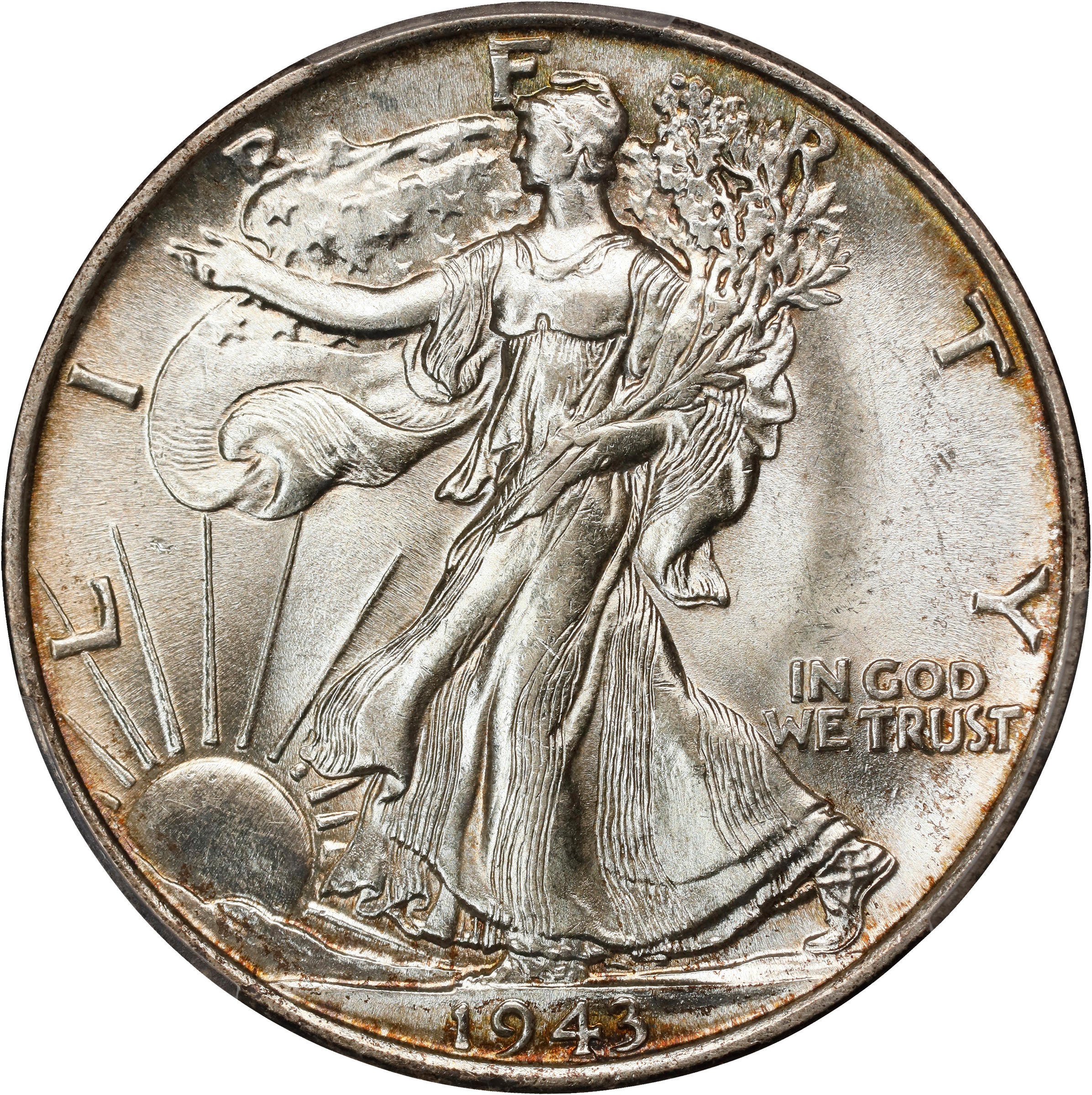 1943 50c G6 CAC thumbnail 7
