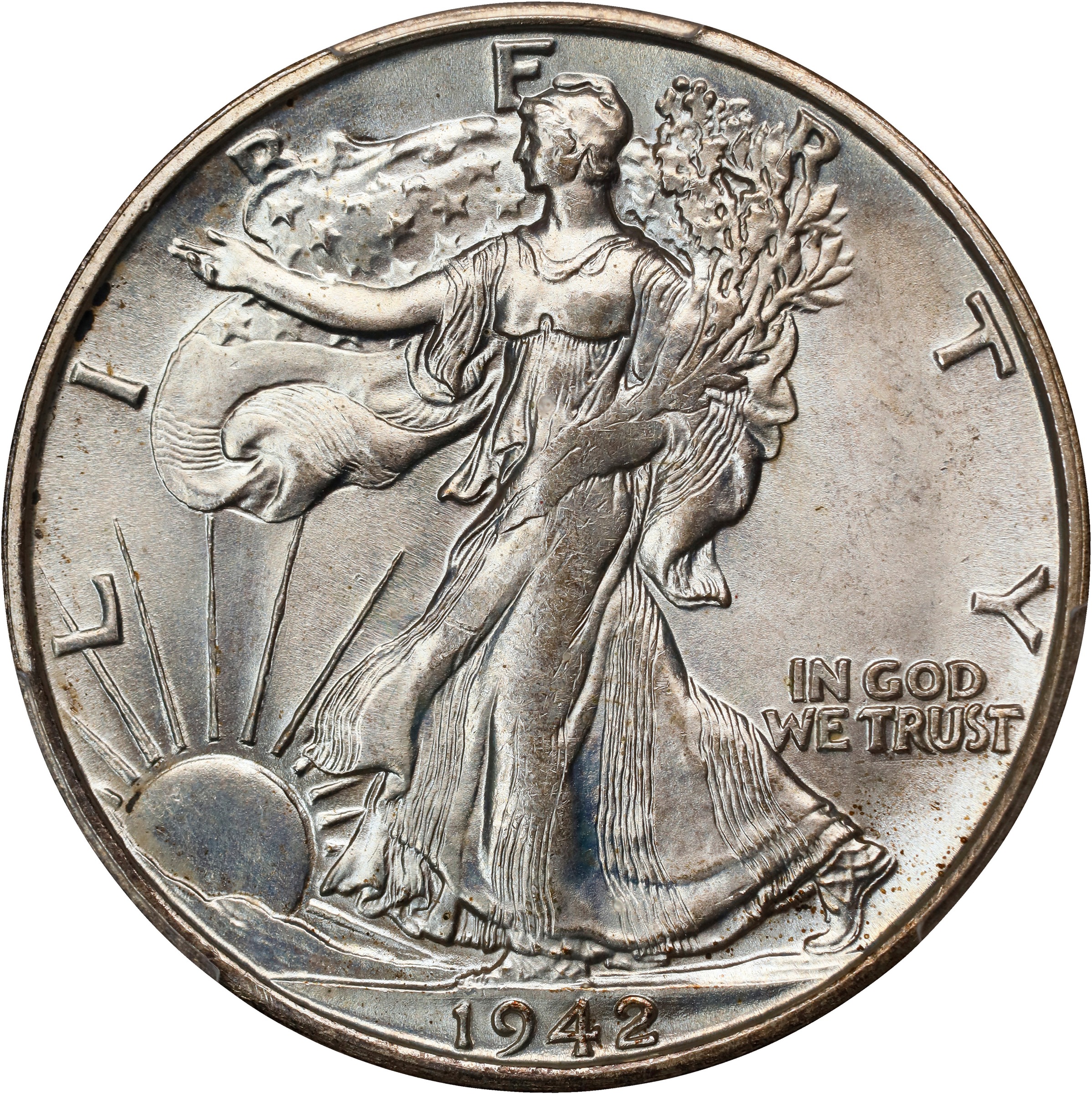 1942-S 50c MS64 CAC thumbnail 3