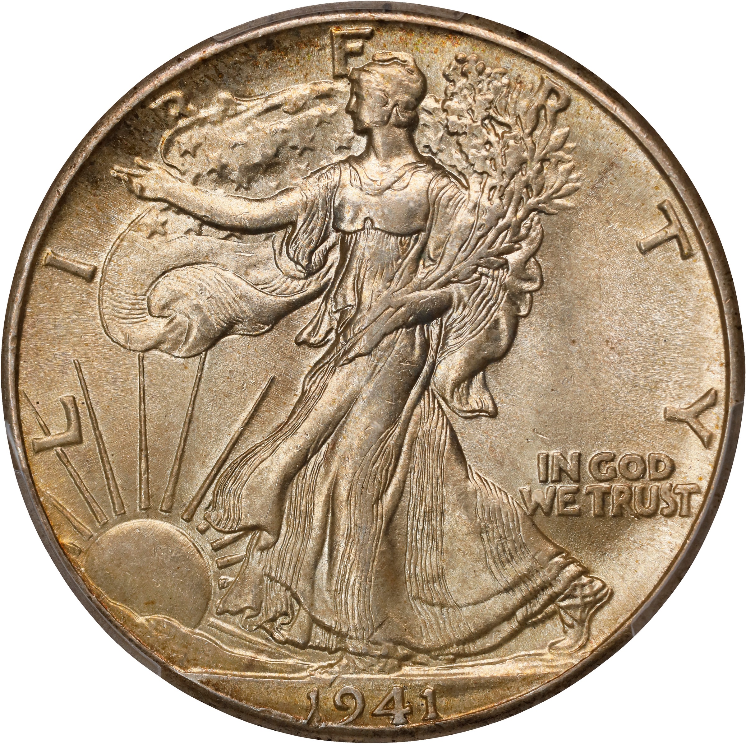 1941 50c XF45 CAC thumbnail 5