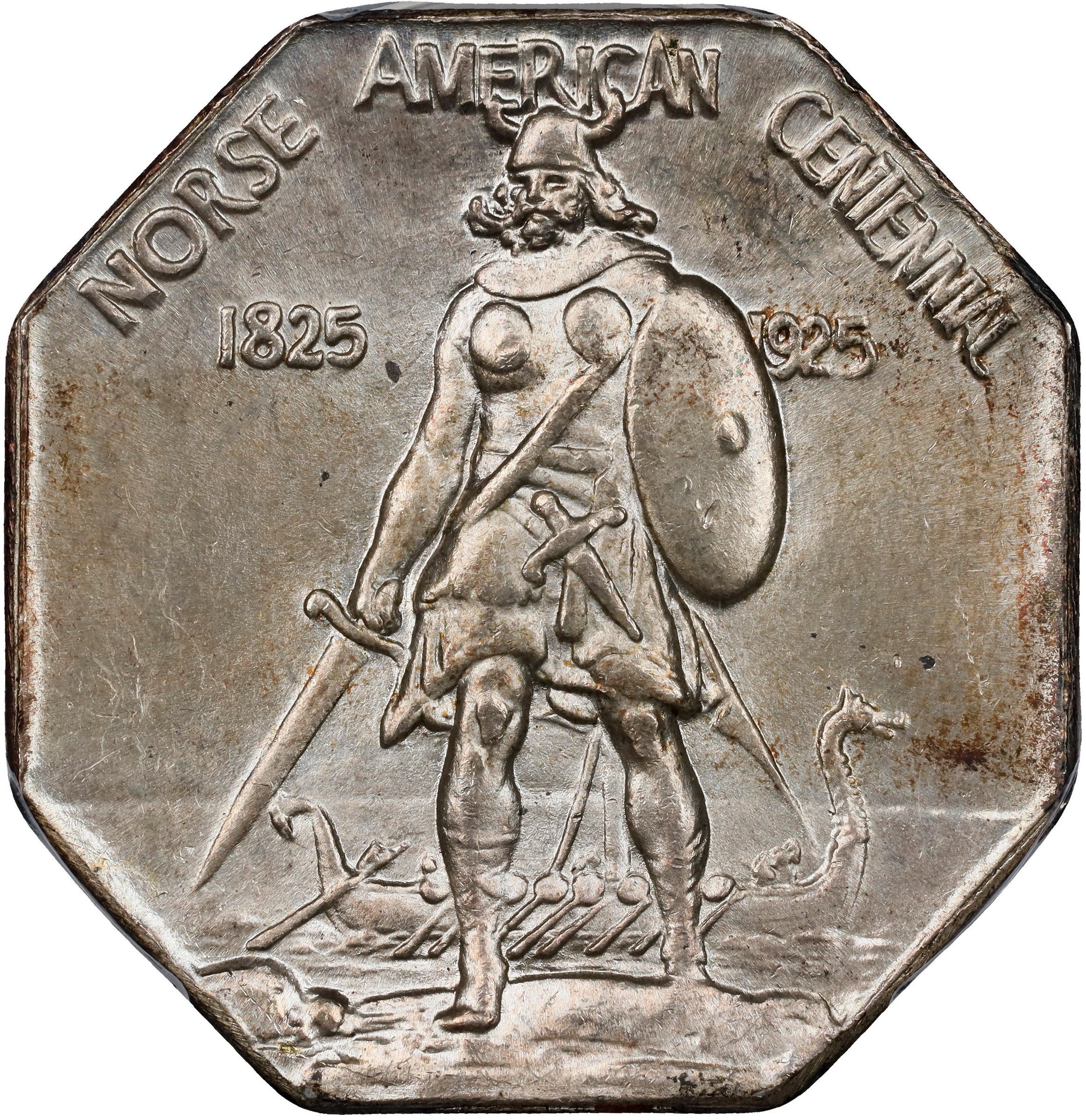1925 Medal Norse American, Thick MS thumbnail 2