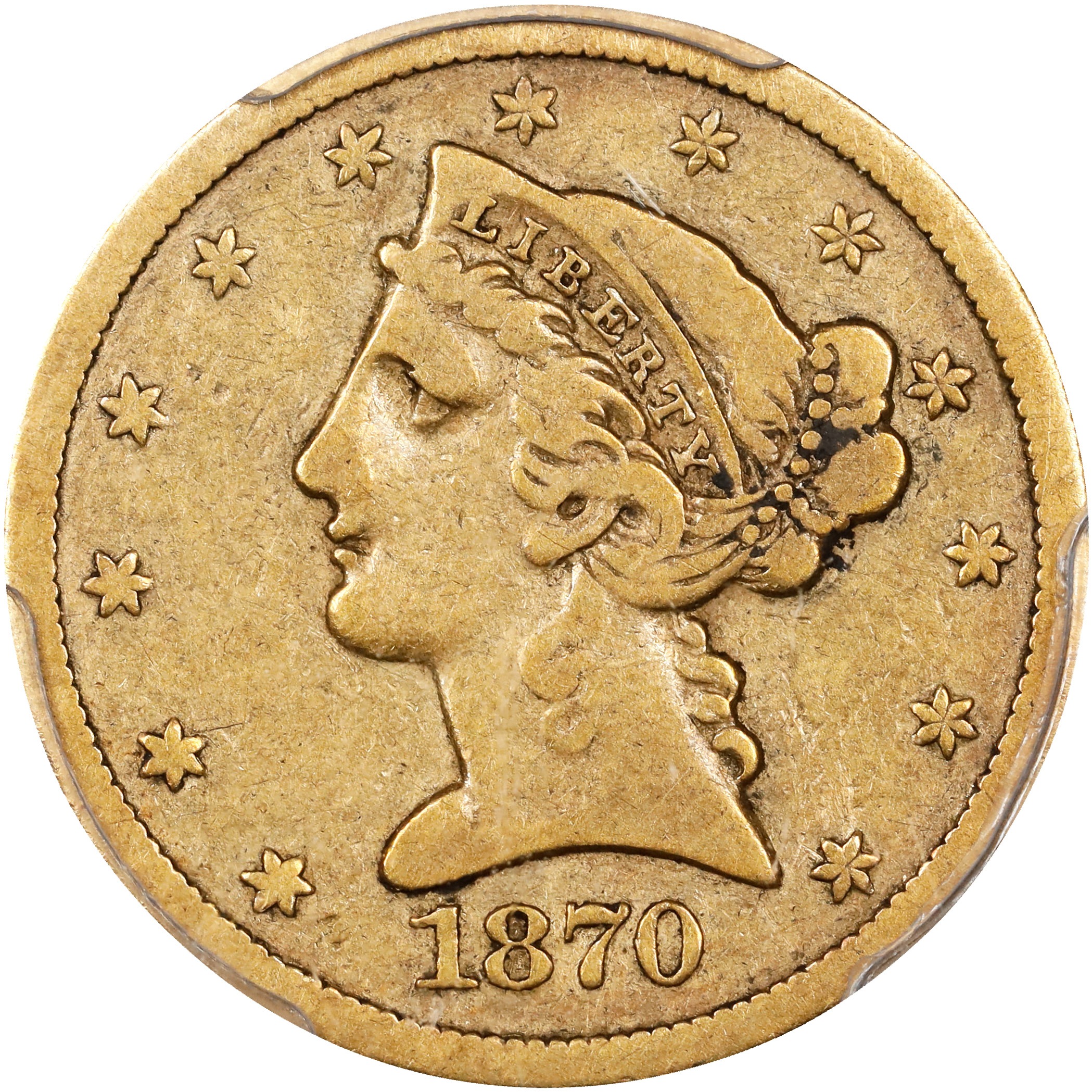 1870-S $5  MS thumbnail 3