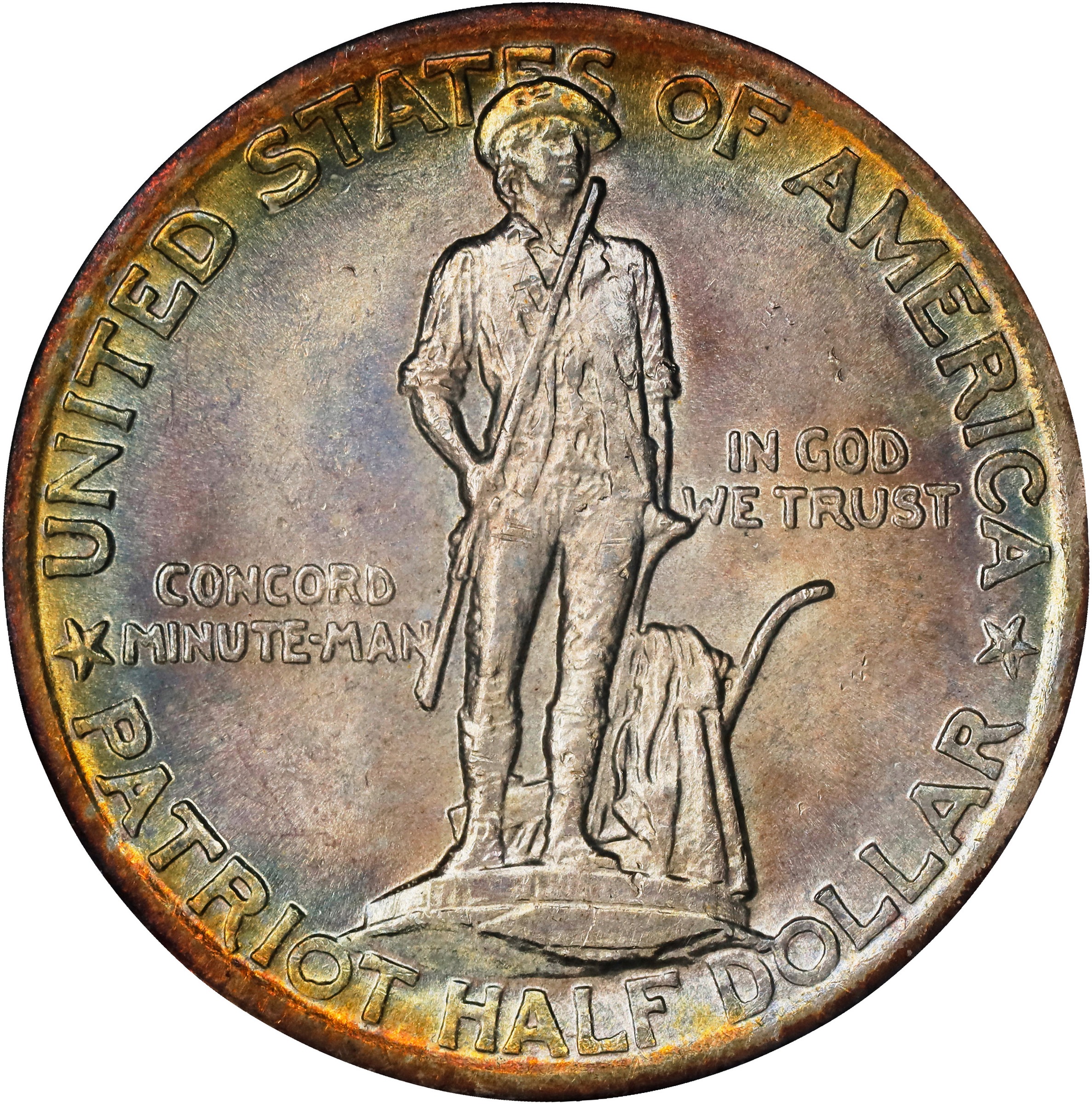 1925 50c Lexington-Concord MS thumbnail 4