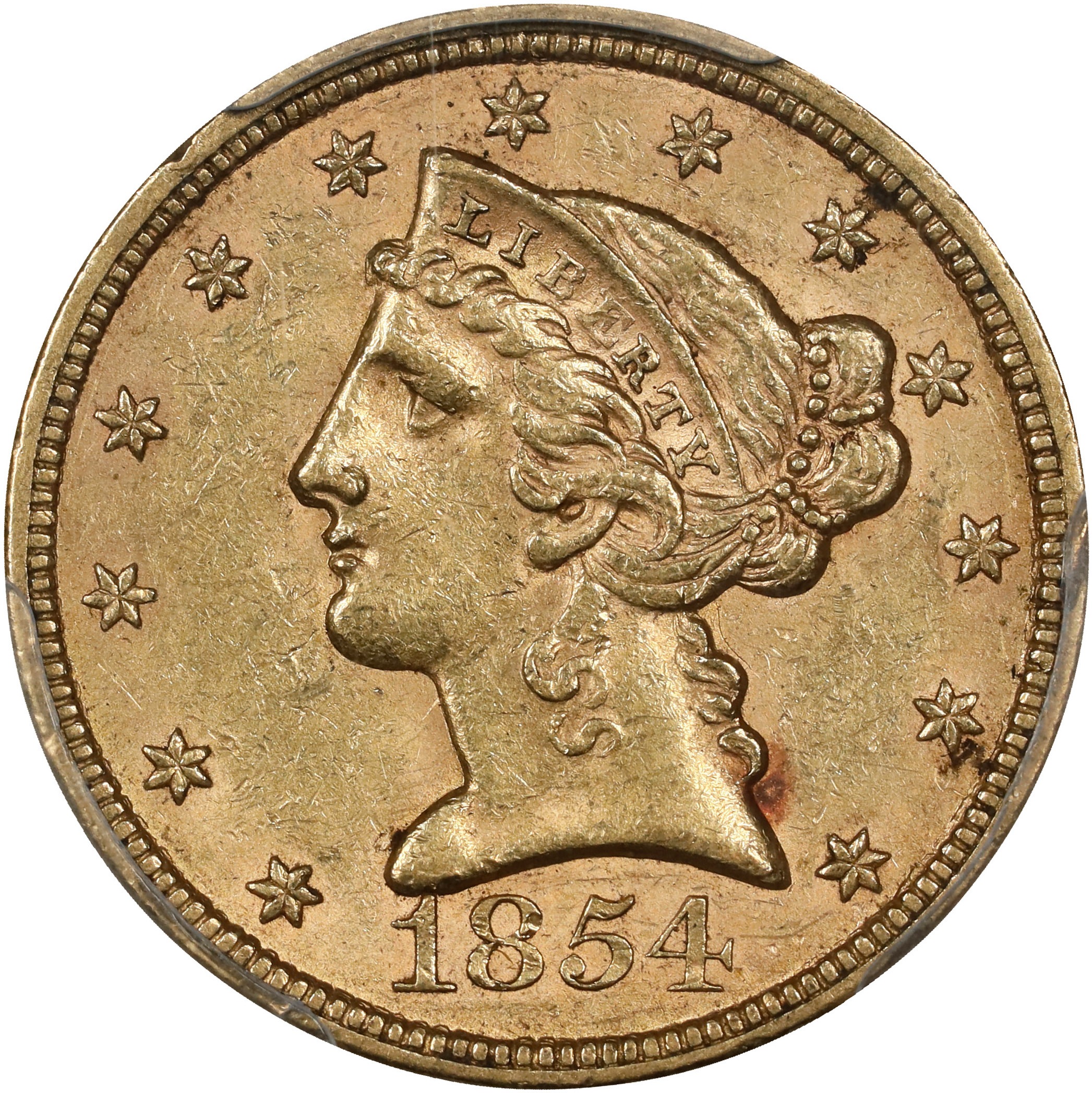 1854 $5  MS thumbnail 3