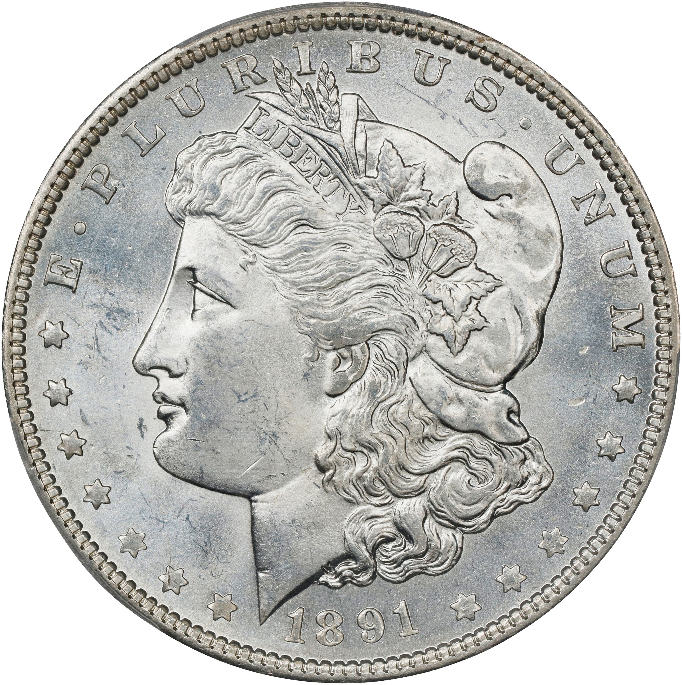 1891-O/O $1  Repunched Mintmark, VAM-5 MS thumbnail 2