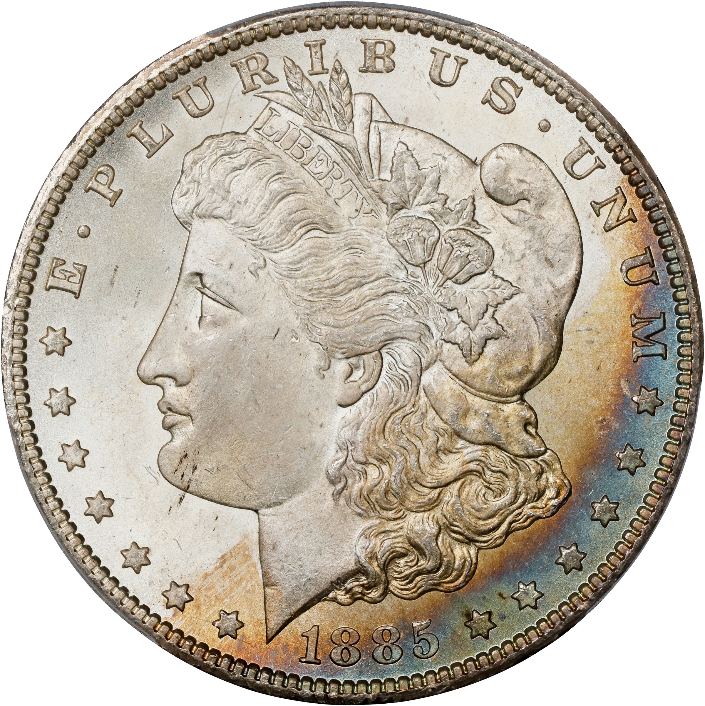 1885-CC $1 MS64 CAC thumbnail 5