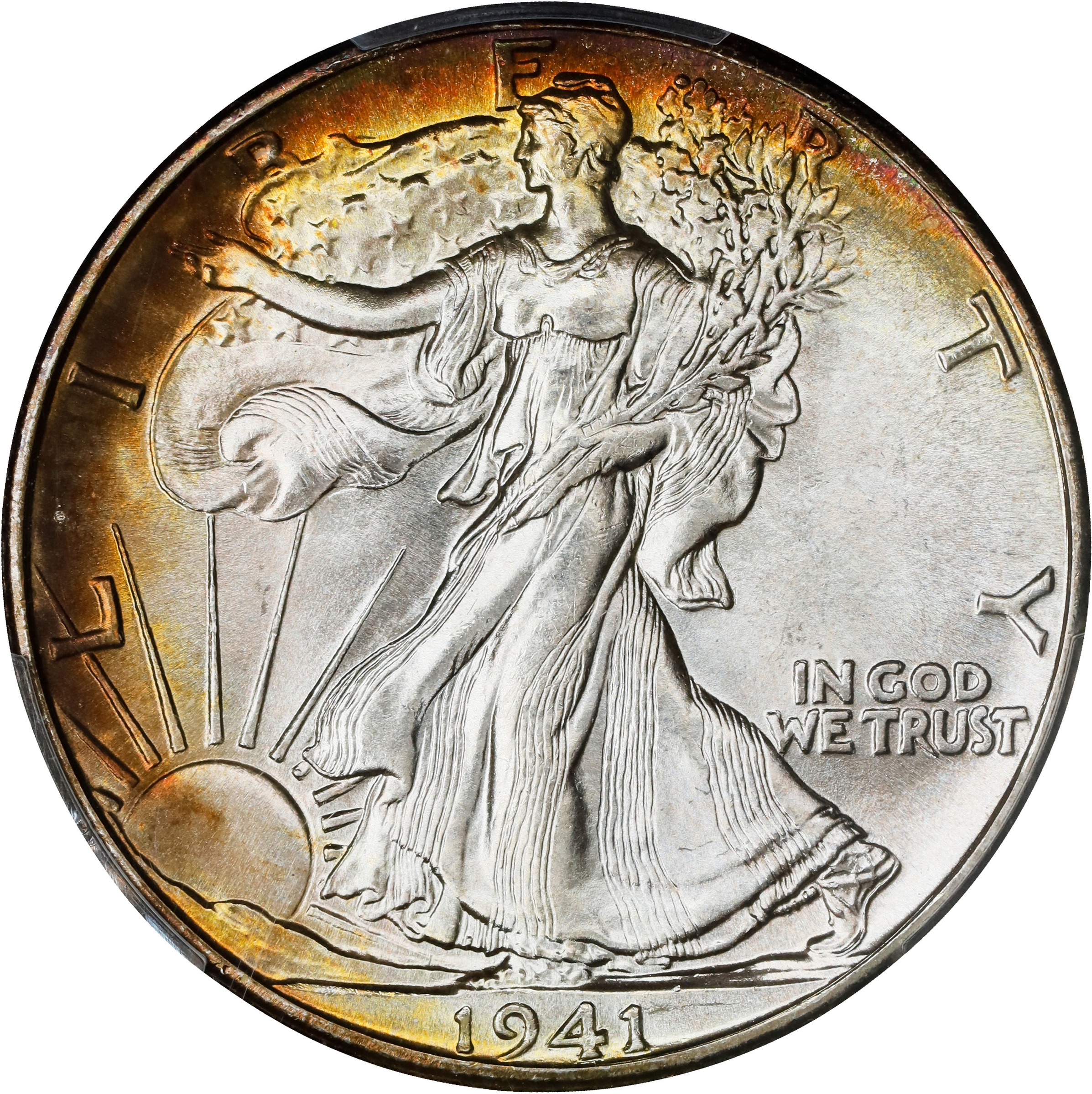 1941 50c XF45 CAC thumbnail 3