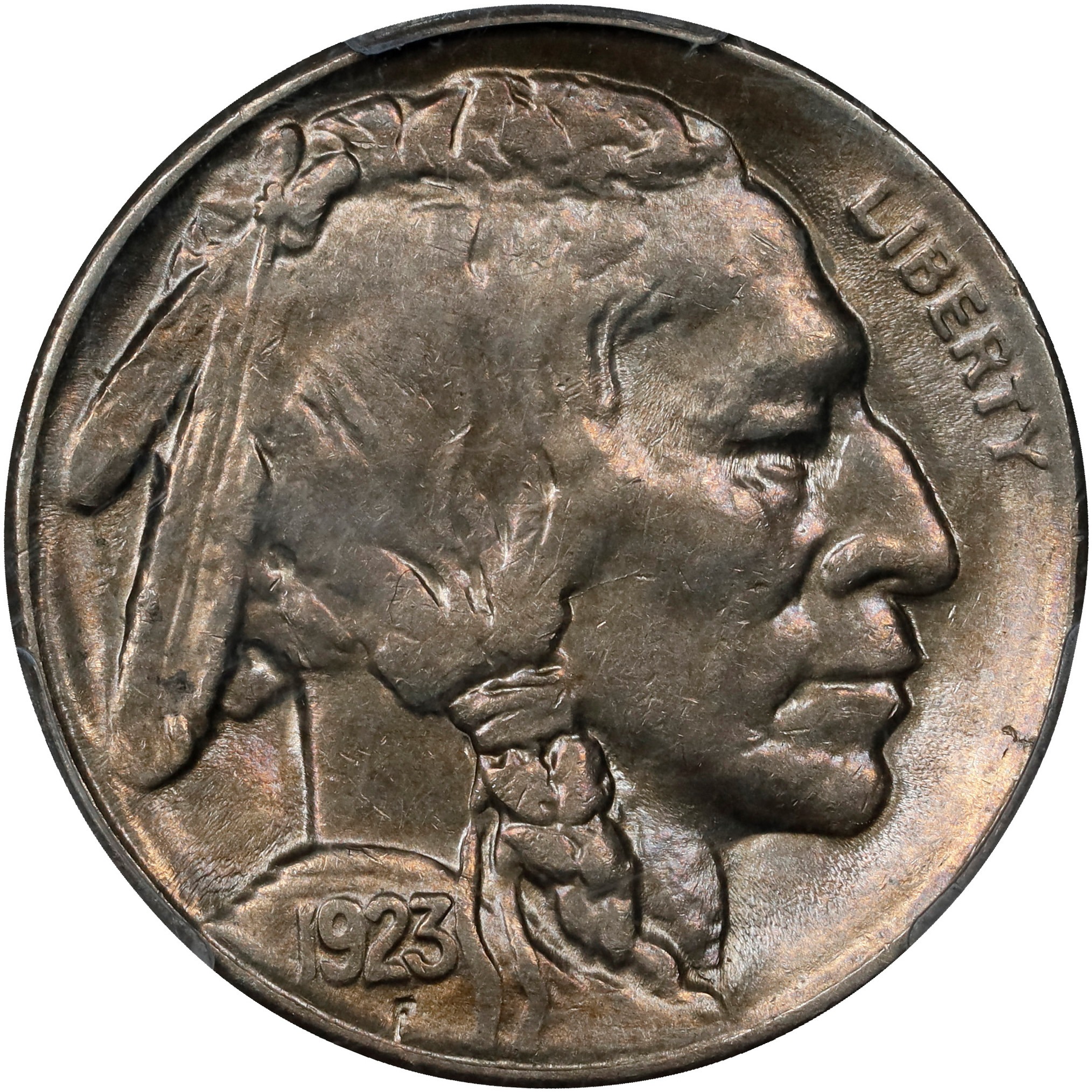 1923-S 5c MS64 CAC thumbnail 3