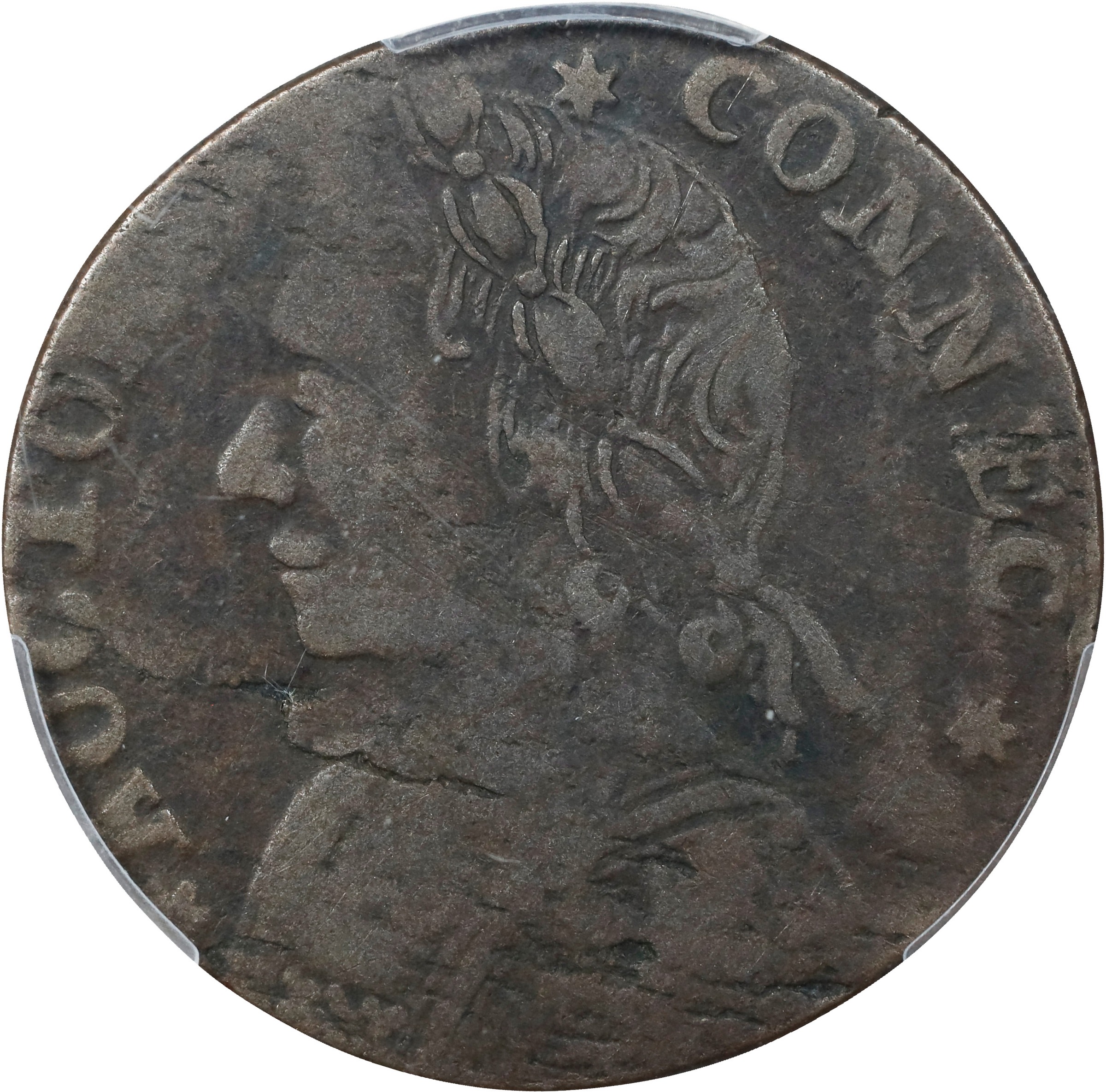 1788 Copper Connecticut, Mailed Bust Left MS BN thumbnail 6