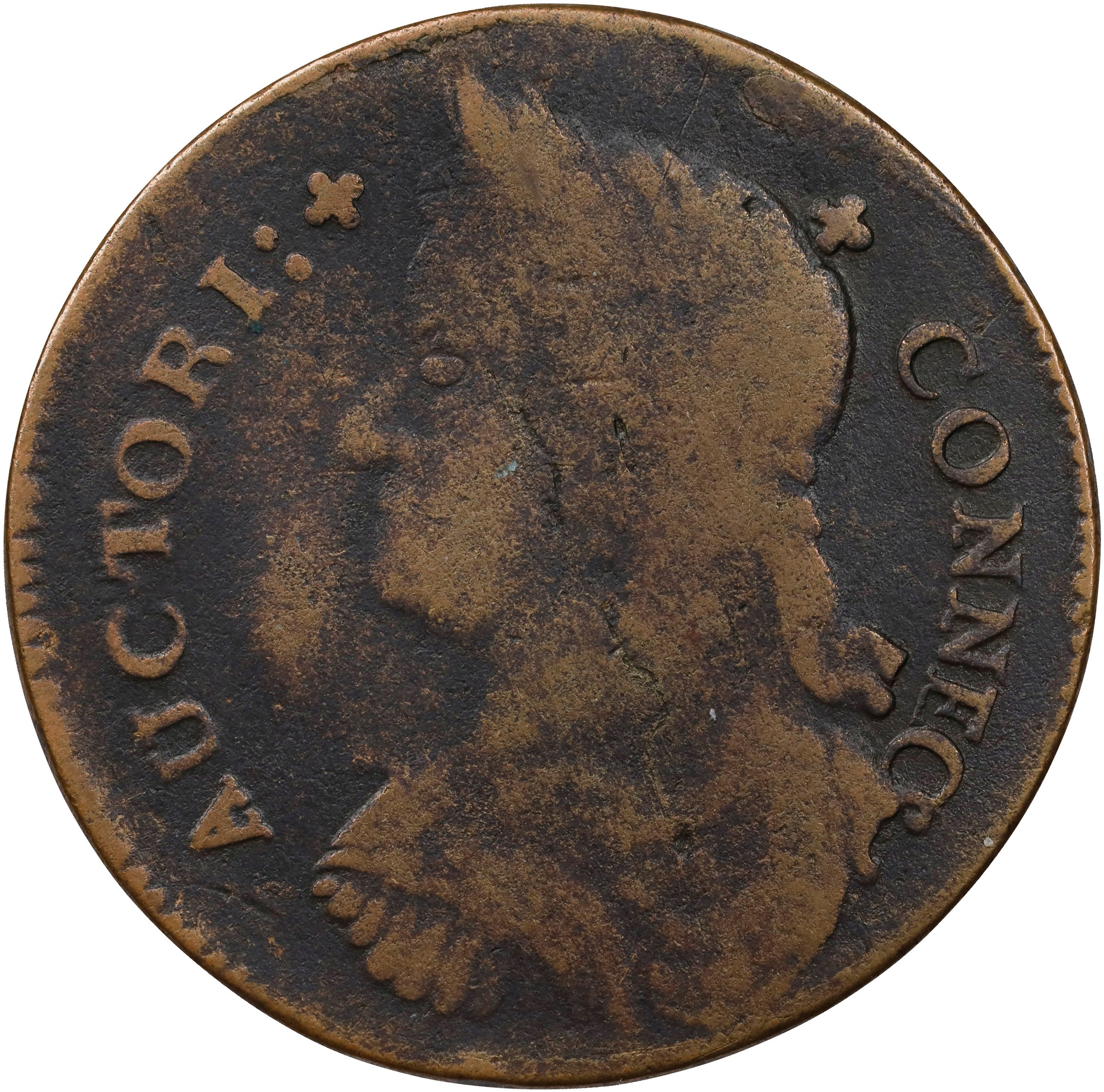 1787 Copper Connecticut, Draped Bust Left MS BN thumbnail 11