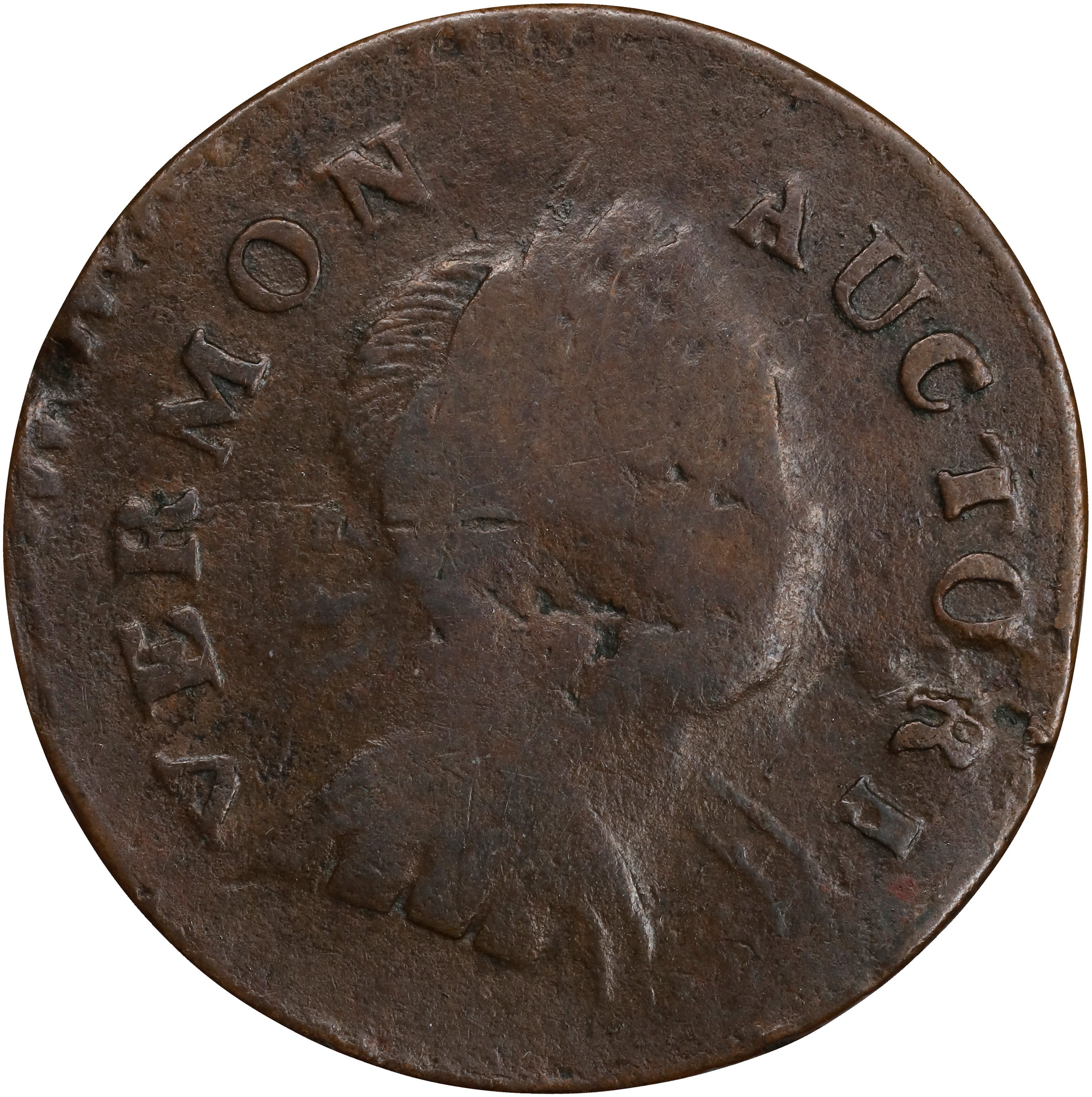 1788 Copper Vermont, Bust Right MS BN thumbnail 2