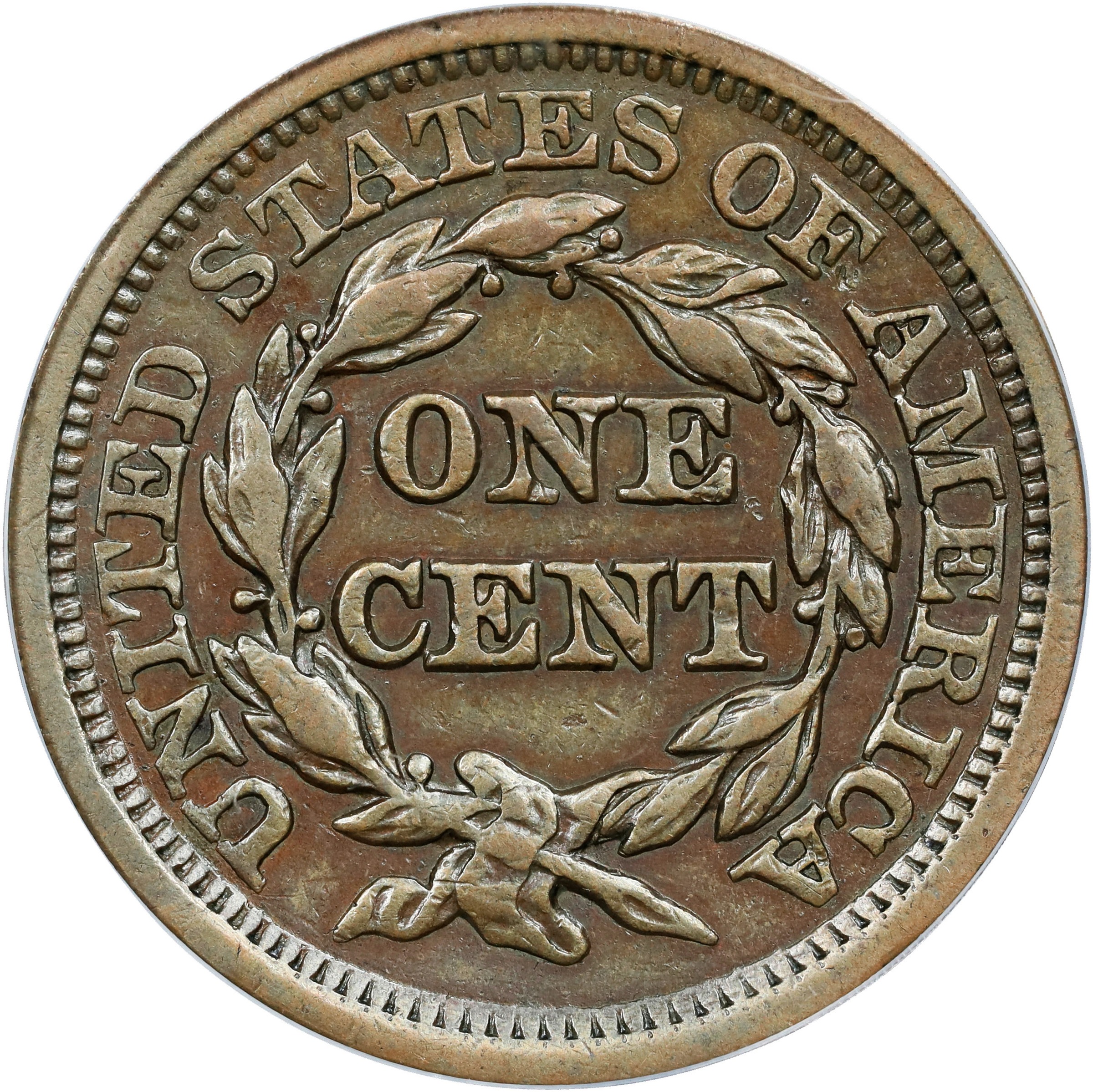 1854 1c N-28 MS BN XF40 BN CAC thumbnail 4