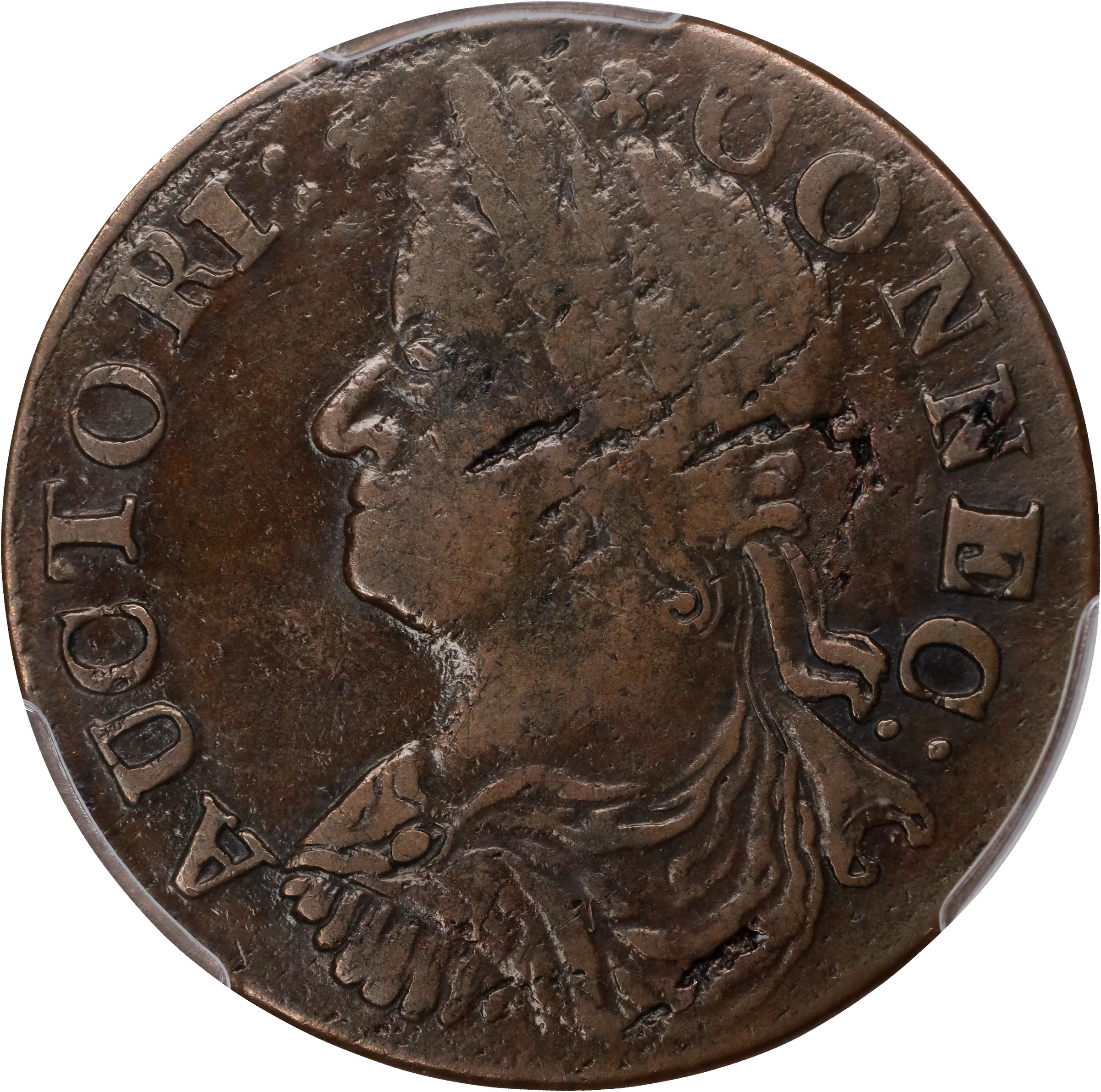 1787 Copper Connecticut, Draped Bust Left MS BN thumbnail 13
