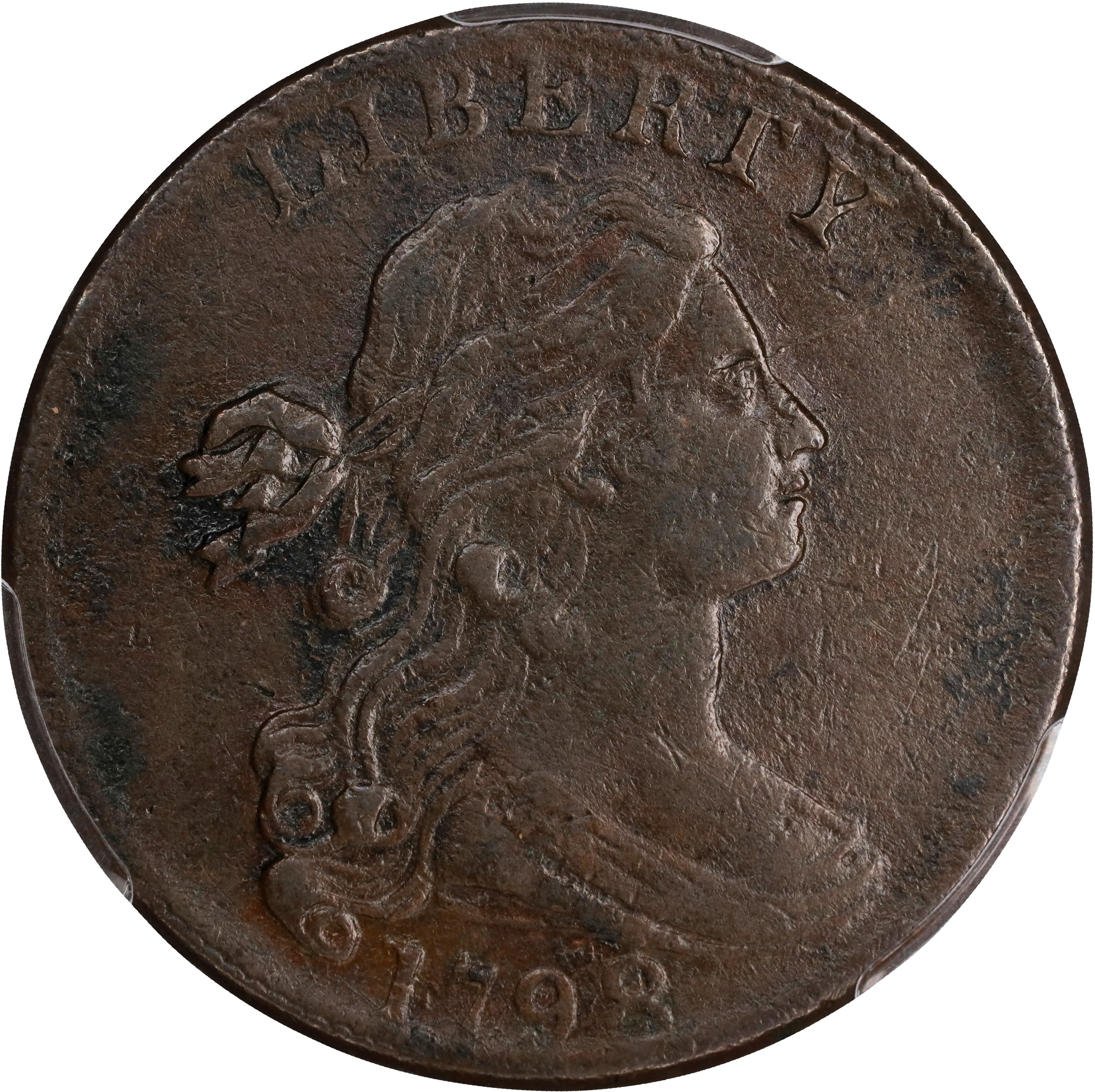 1798 1c 2nd Hair Style MS BN VG10 BN CAC thumbnail 4