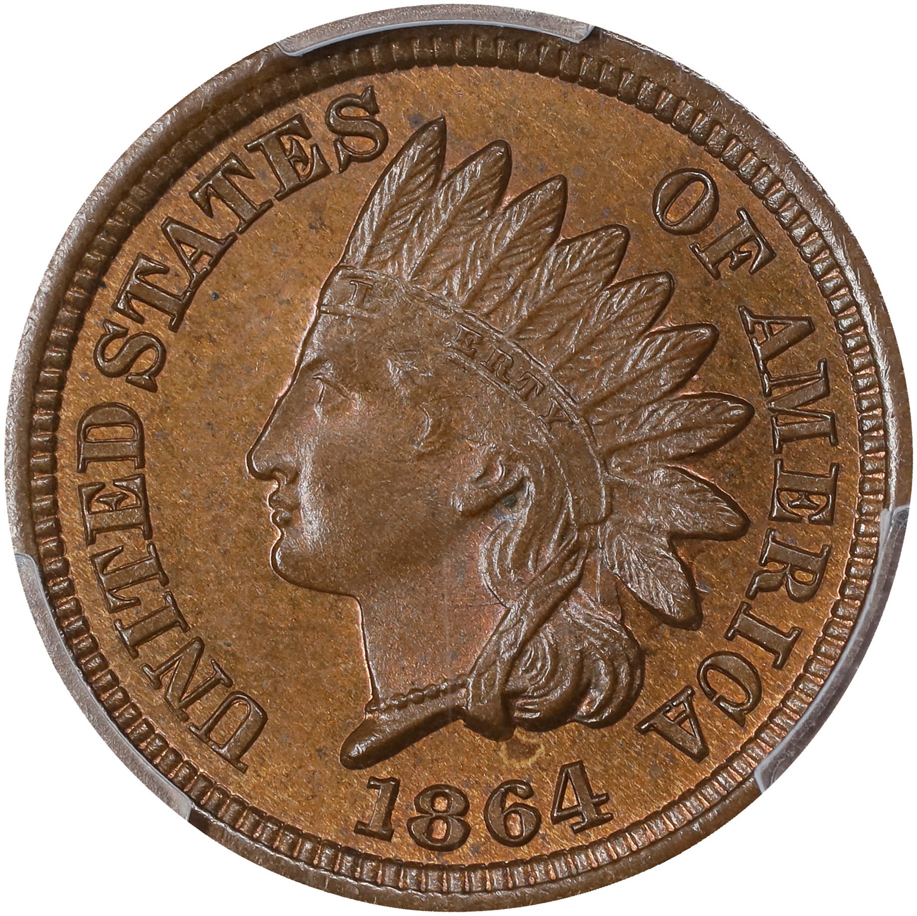 1864 1c Bronze MS BN thumbnail 4