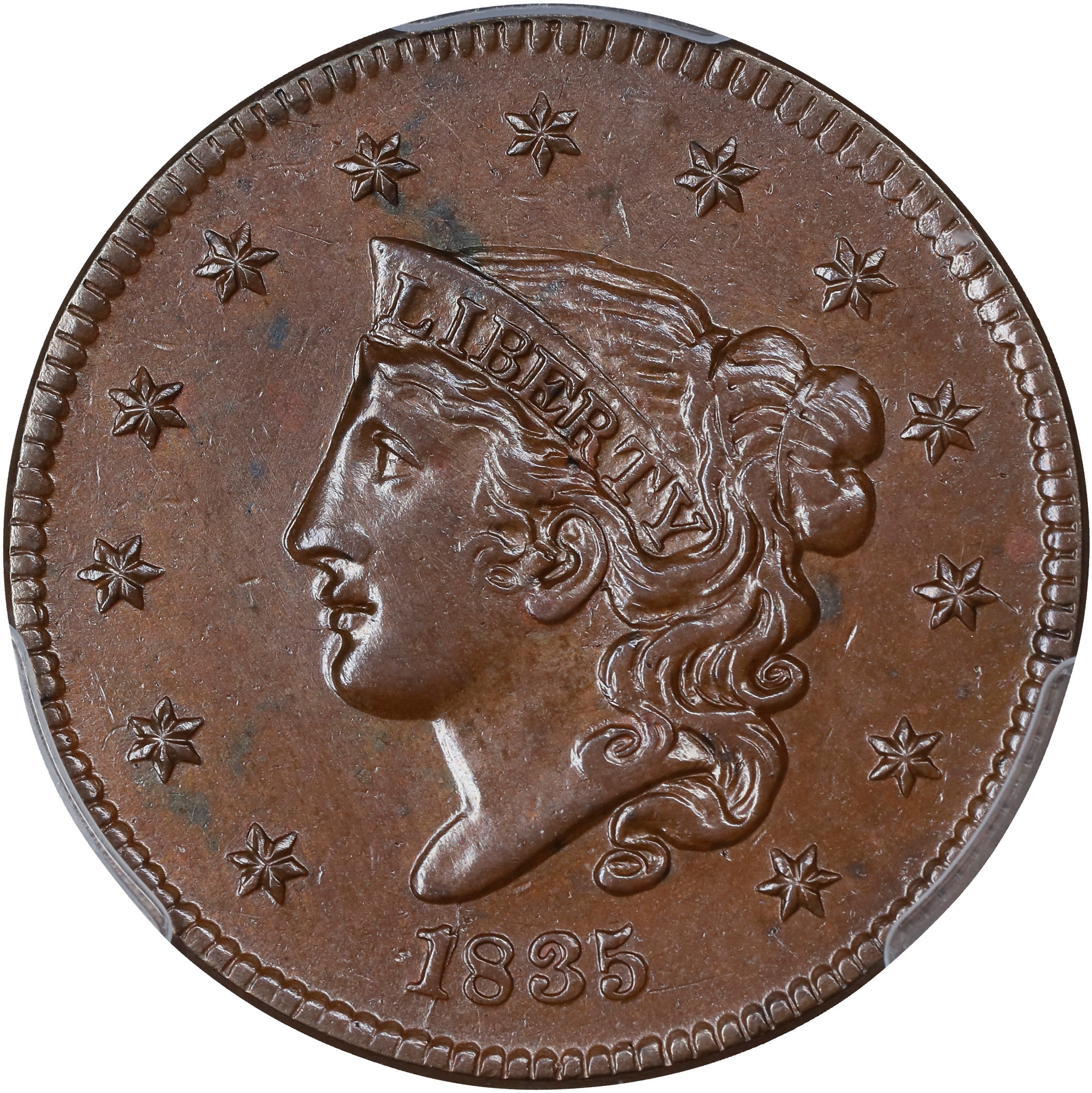 1835 1c Head of 1836 MS BN thumbnail 3