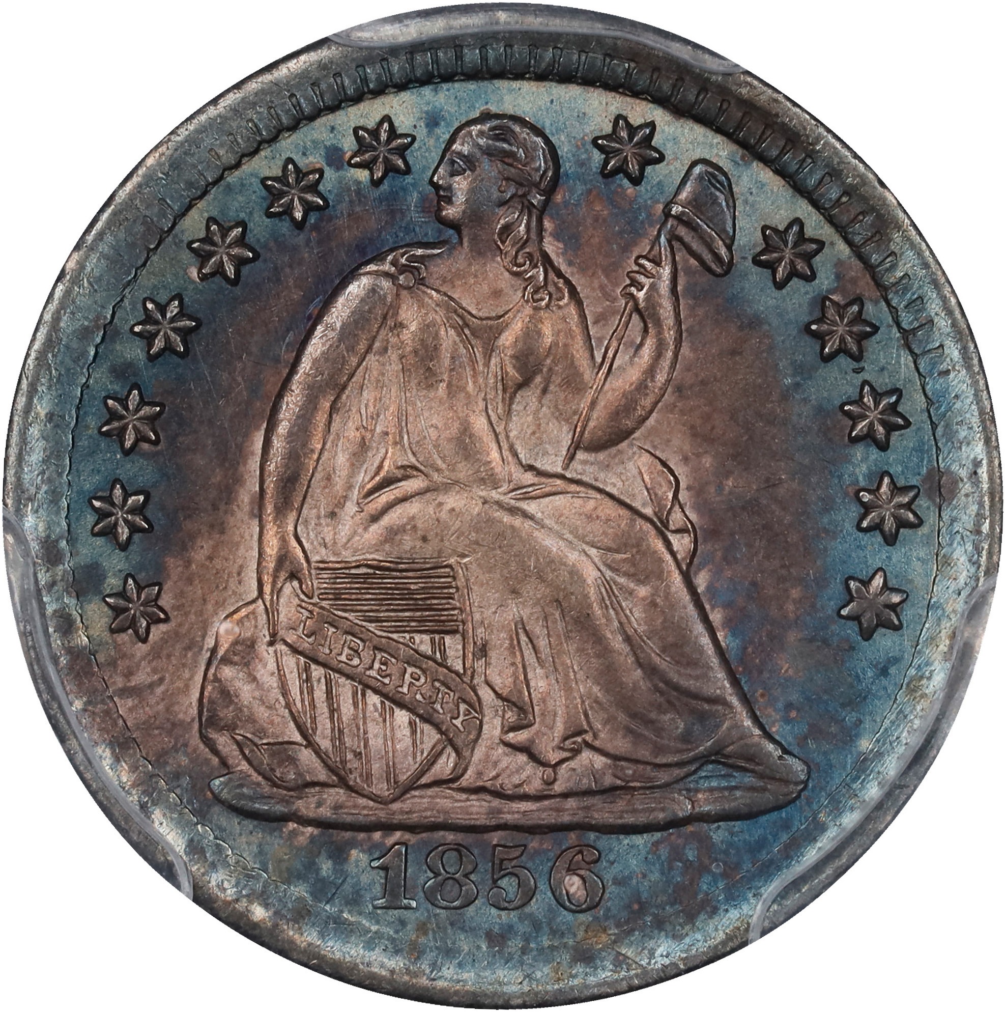 1856 H10c AU53 CAC thumbnail 3