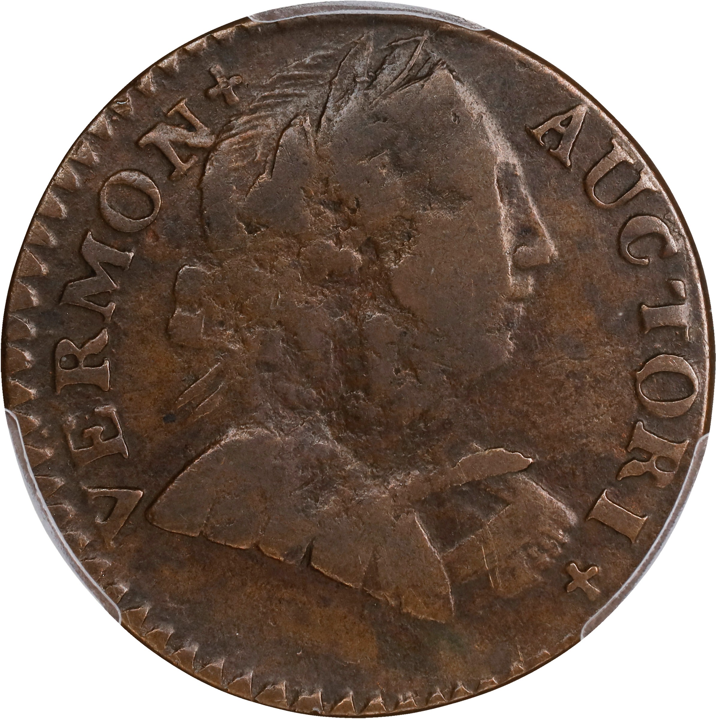 1788 Copper Vermont, Bust Right MS BN thumbnail 4
