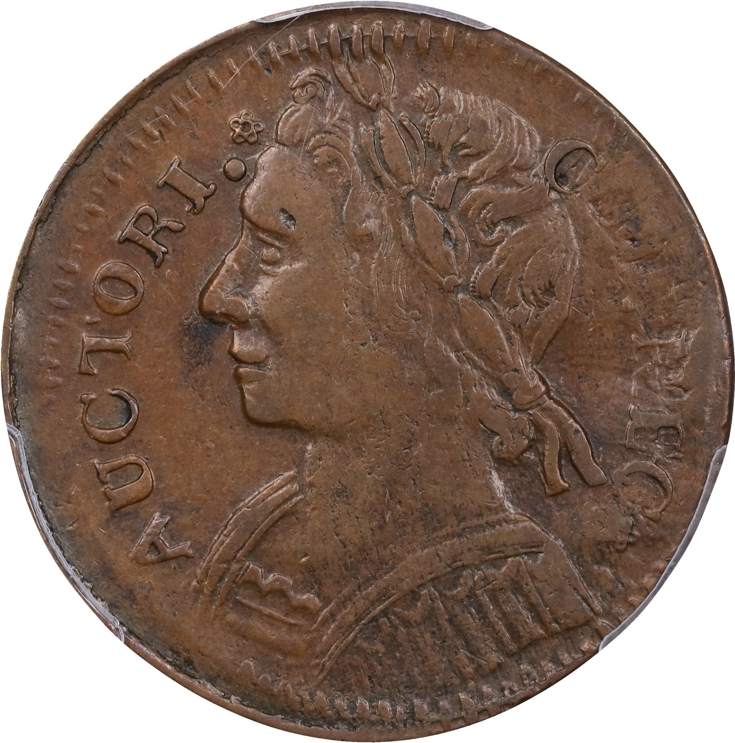 1787/1877 Copper Connecticut, Mailed Bust Left MS BN thumbnail 2