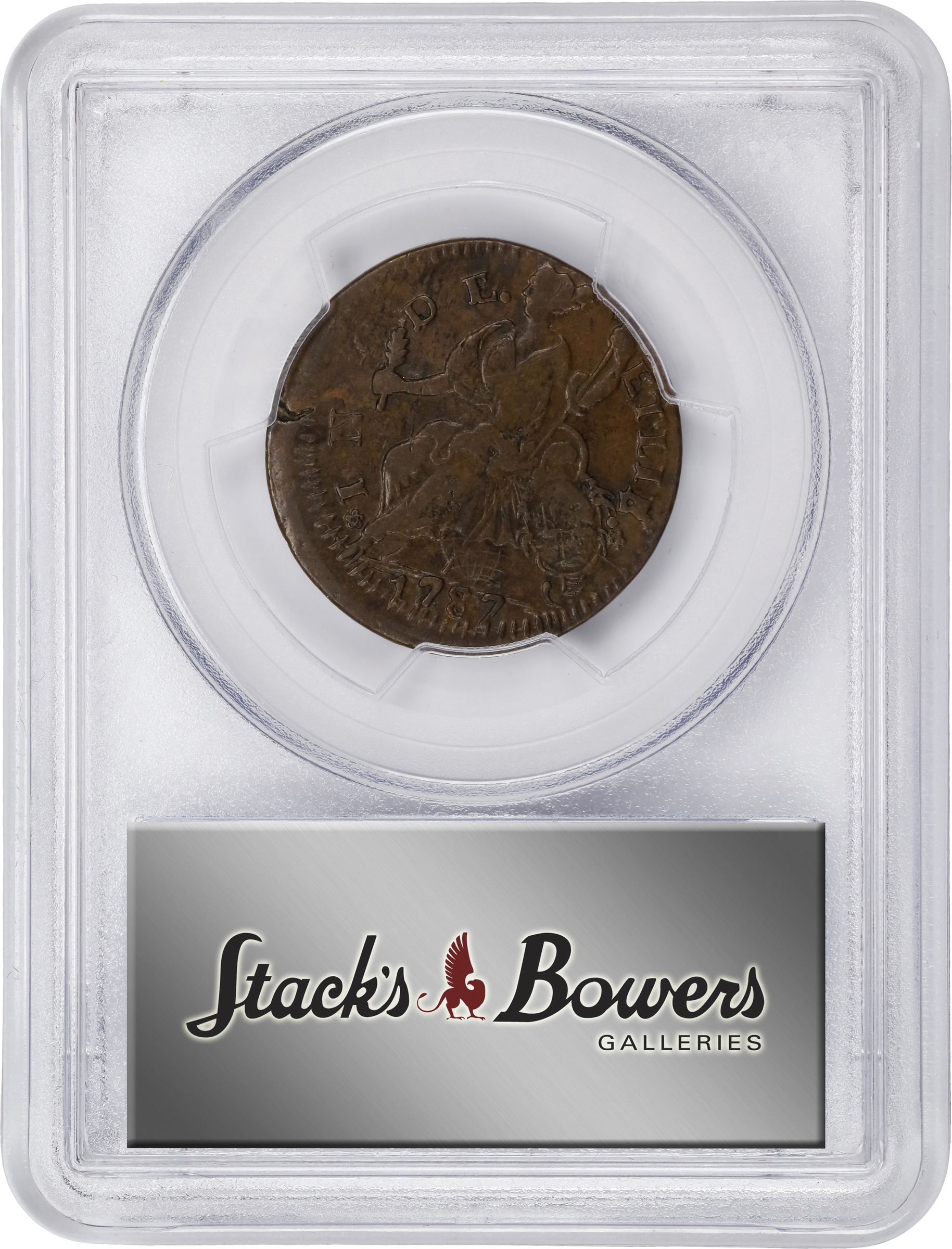 1787/1877 Copper Connecticut, Mailed Bust Left MS BN thumbnail 7