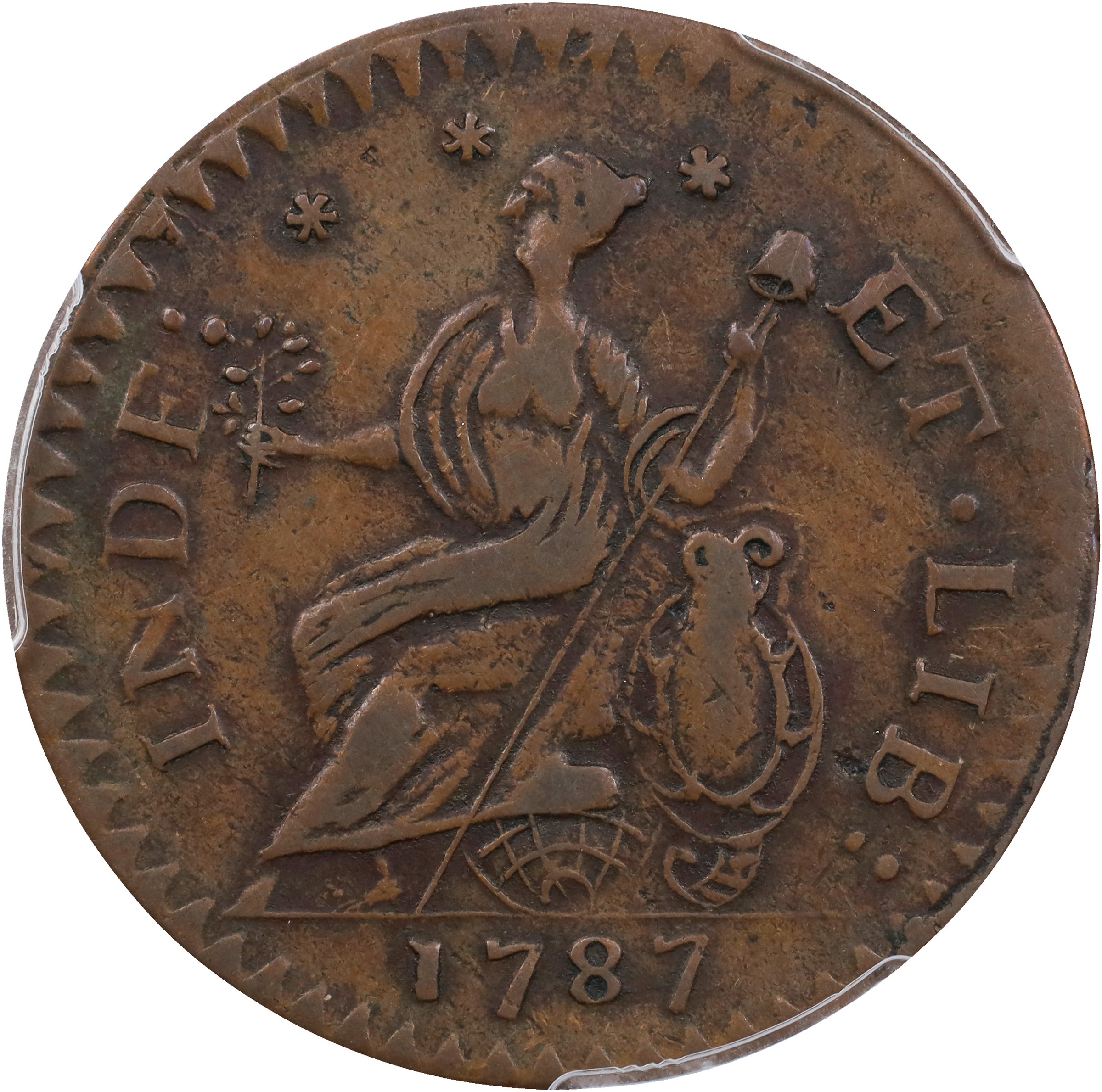 1787 Copper Connecticut, Mailed Bust Left, Laughing MS BN thumbnail 18