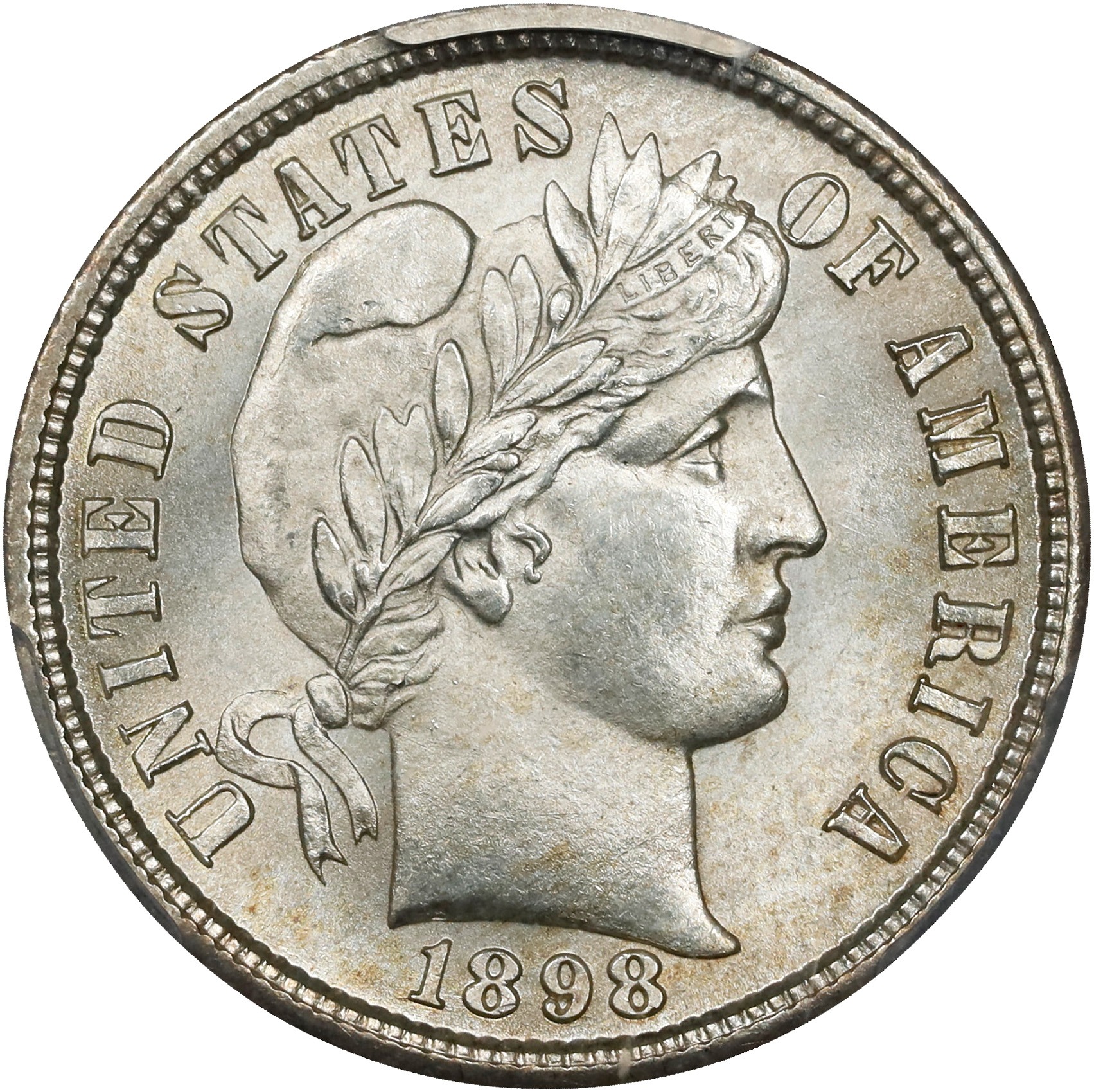 1898-S 10c MS66 CAC thumbnail 3