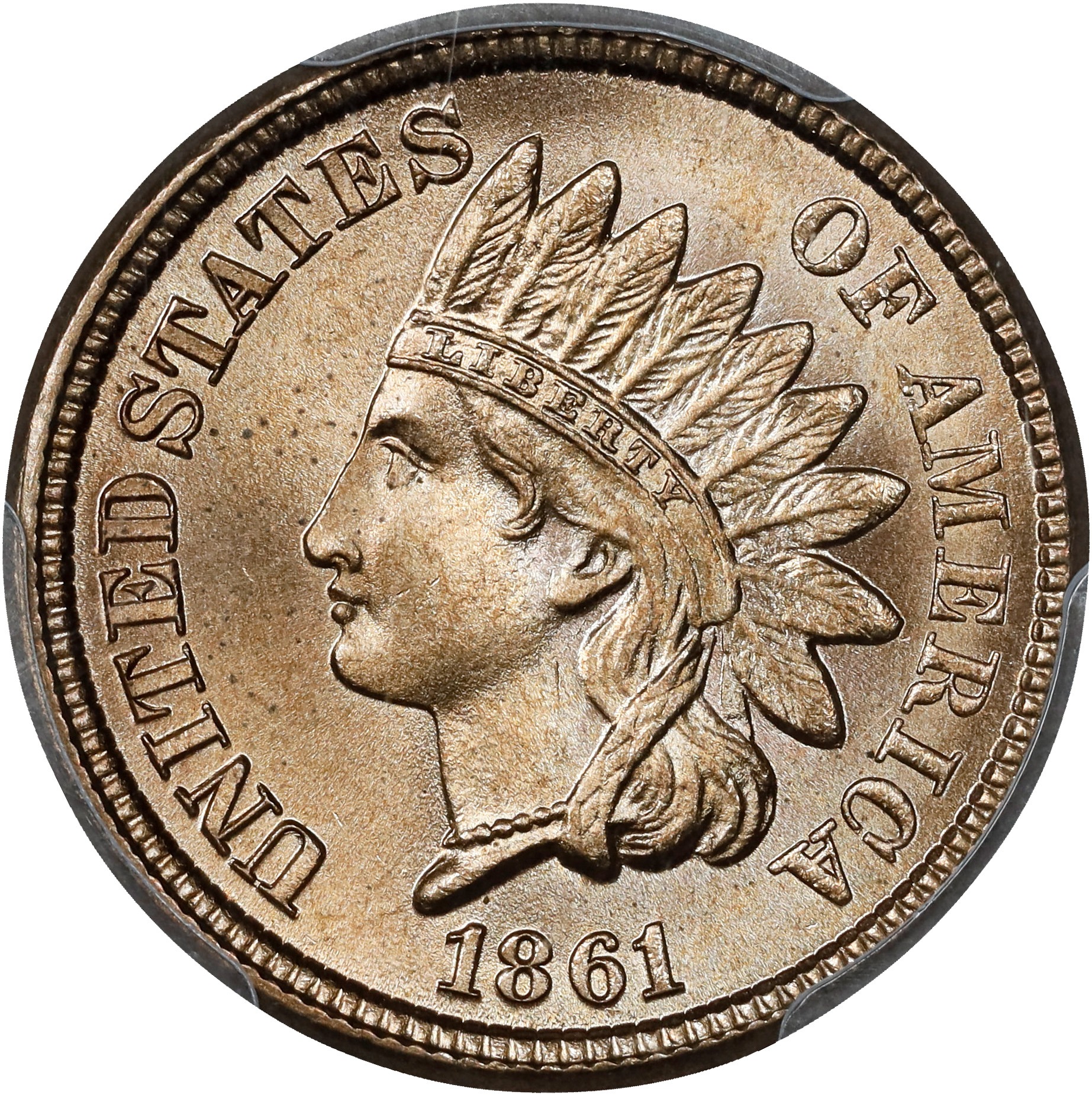 1861 1c G6 CAC thumbnail 3