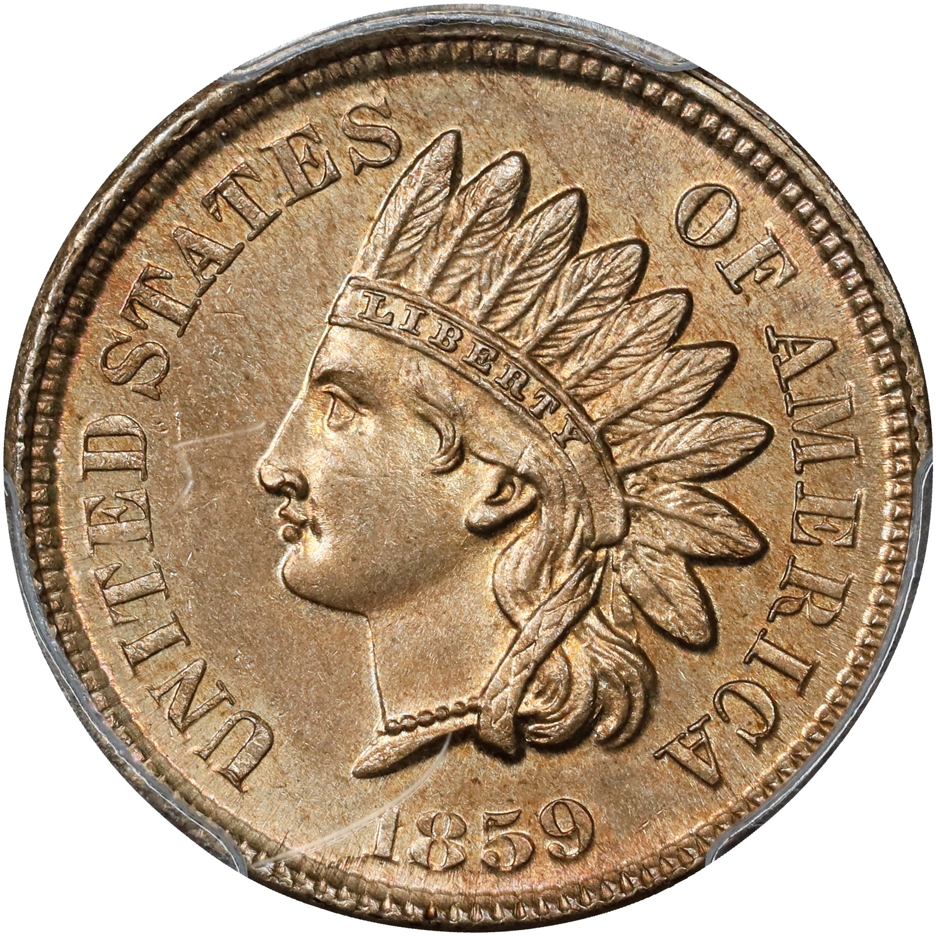 1859 1c AG3 CAC thumbnail 4