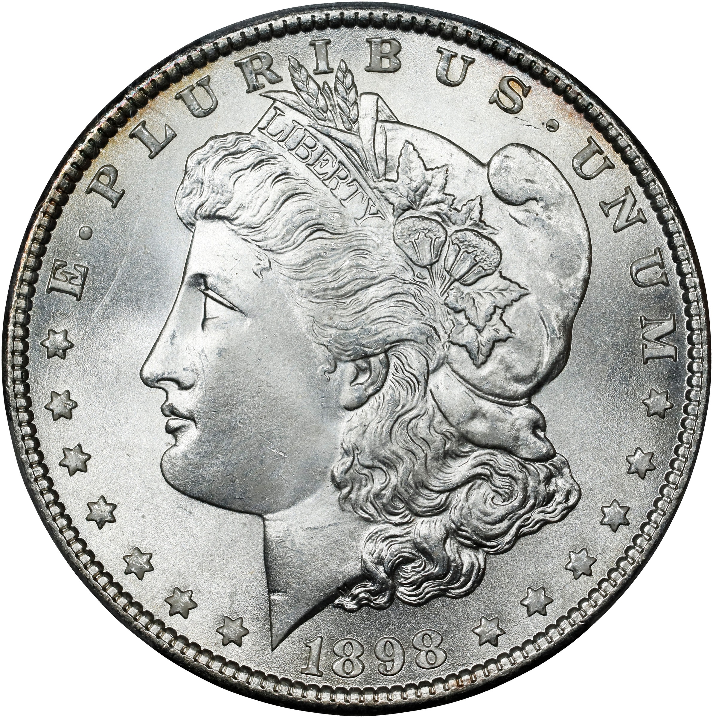 1898 $1 AU53 CAC thumbnail 3