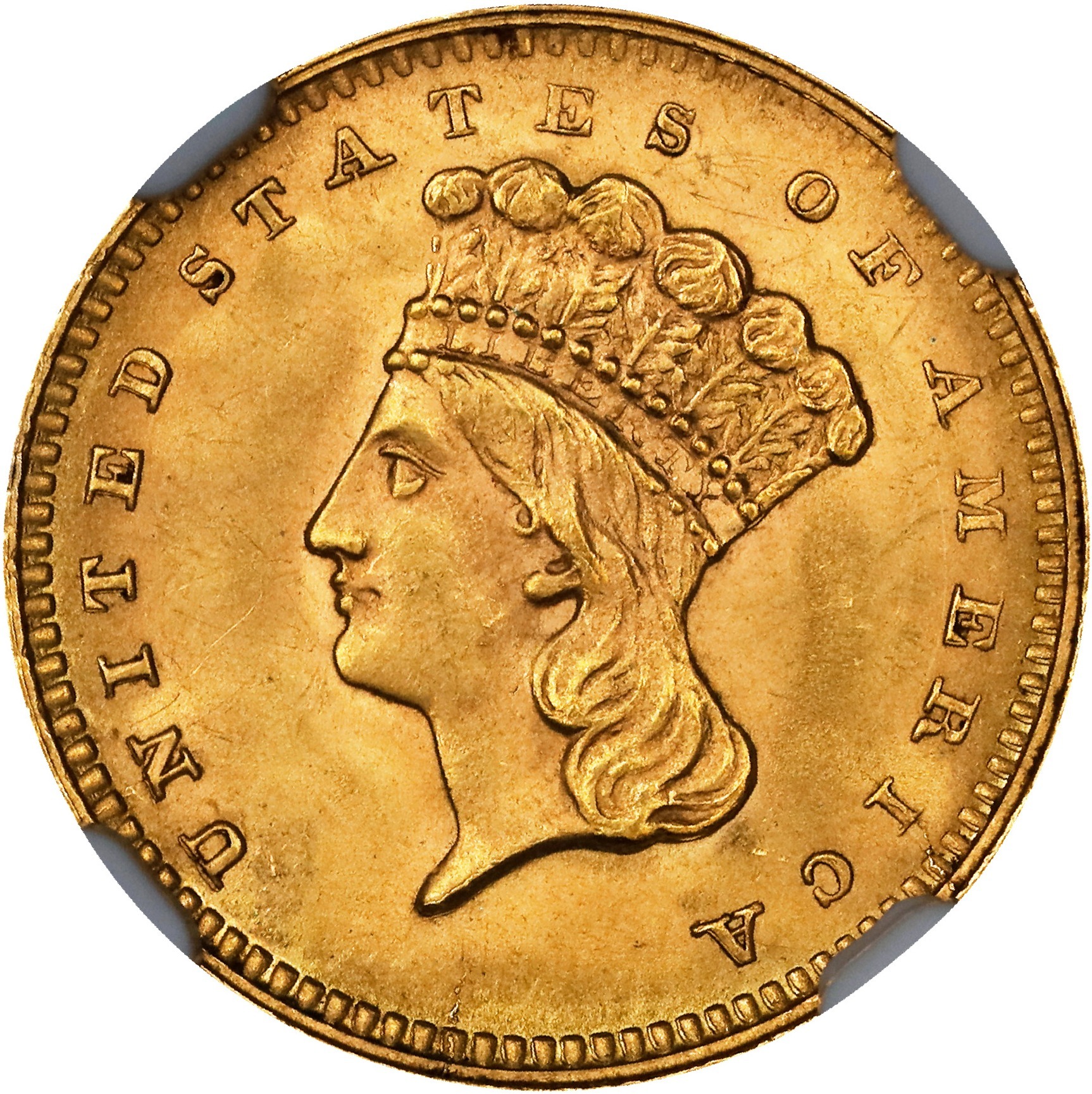 1862 G$1 F12 CAC thumbnail 3