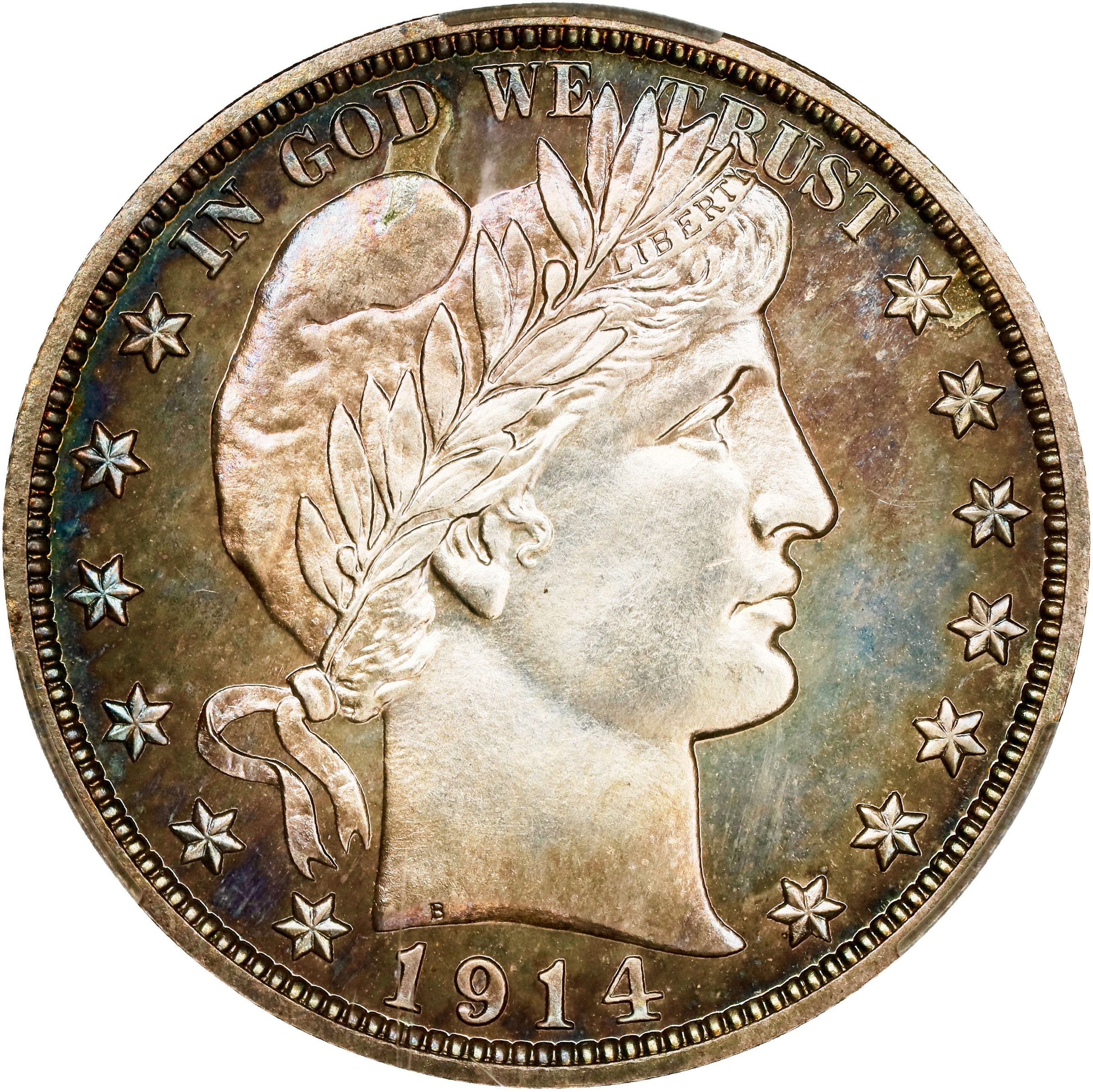 1914 50c AU58 CAC thumbnail 3