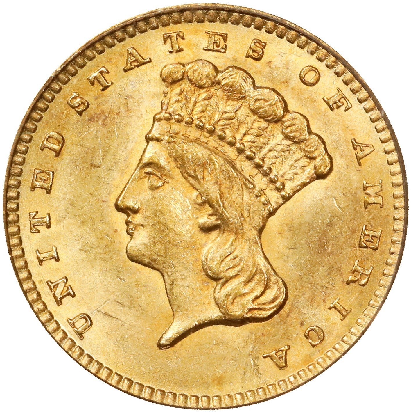 1862 G$1 F12 CAC thumbnail 4