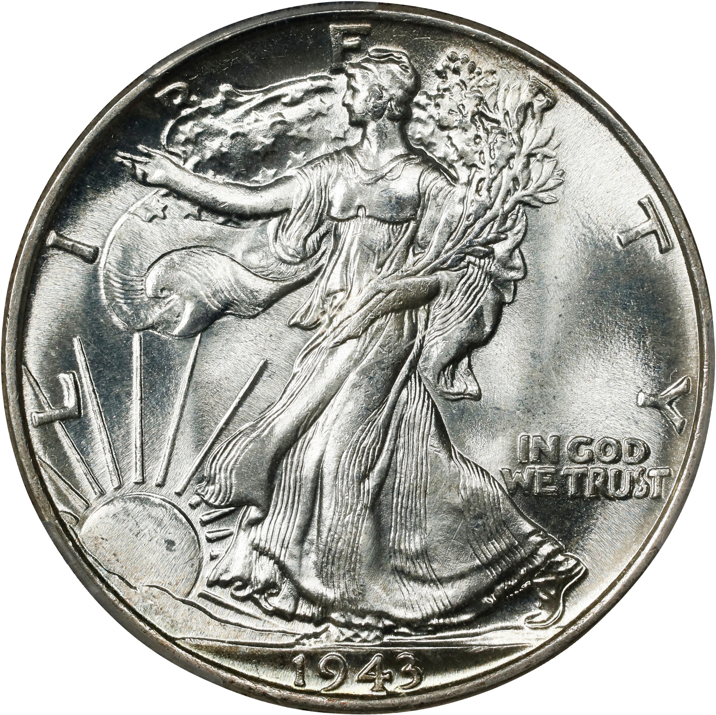 1943 50c G6 CAC thumbnail 3