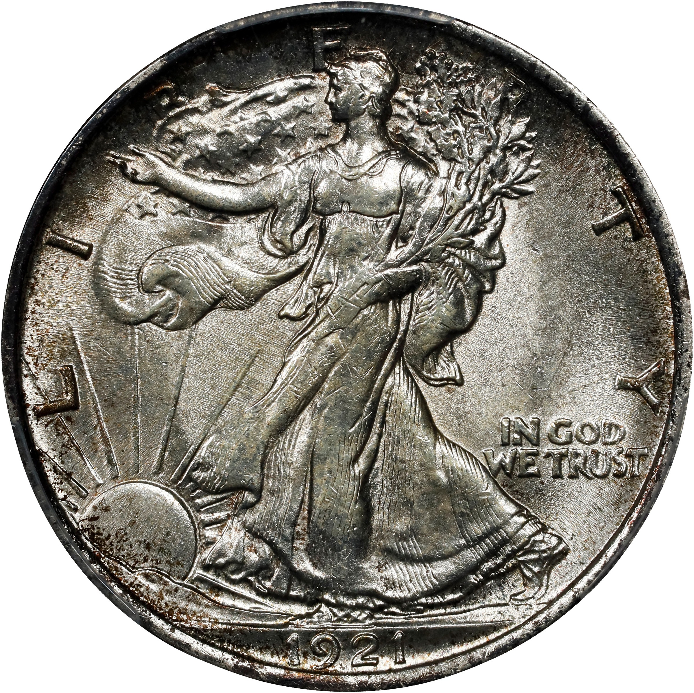 1921 50c MS64 CAC thumbnail 3