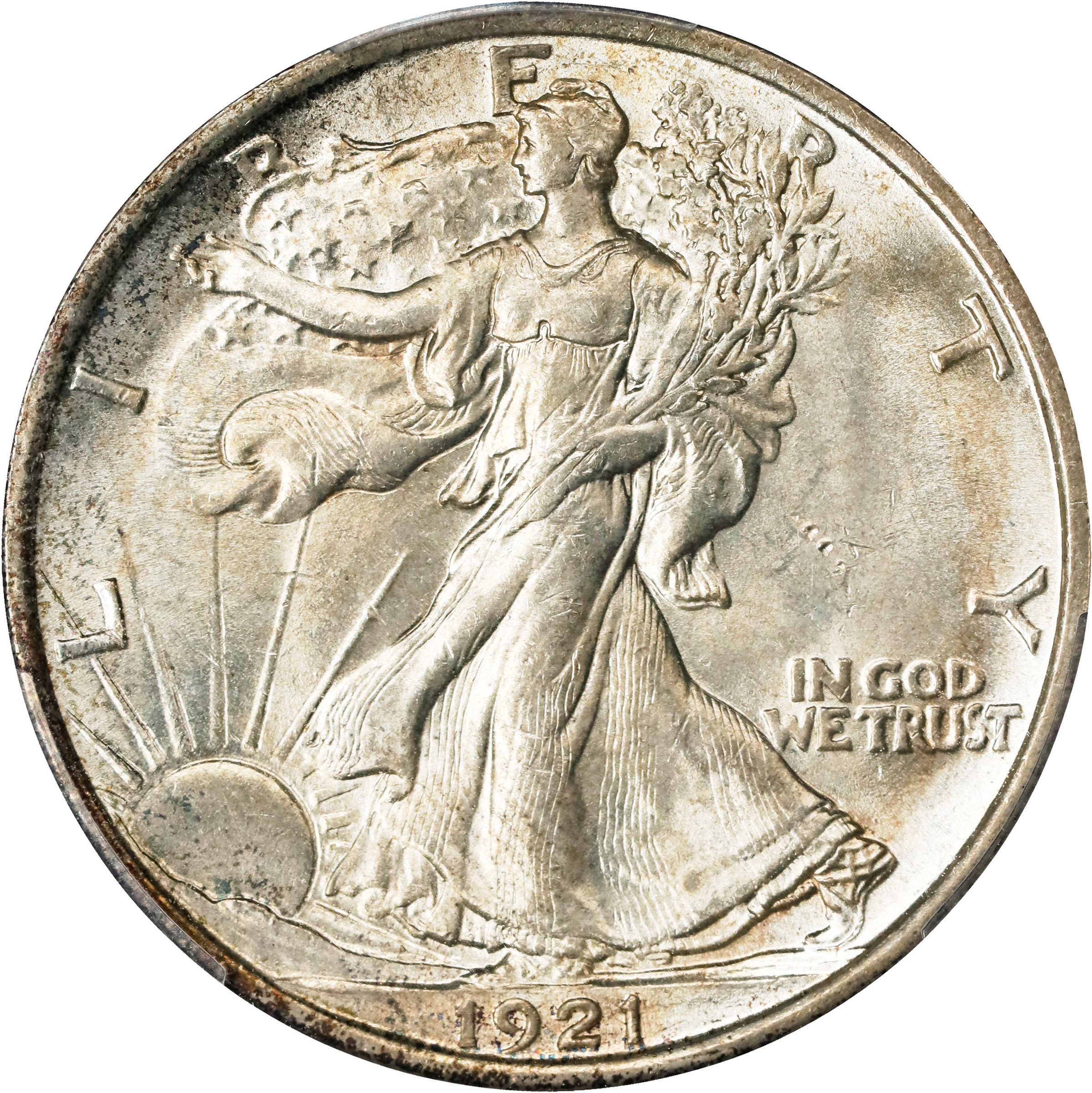 1921 50c MS64 CAC thumbnail 4