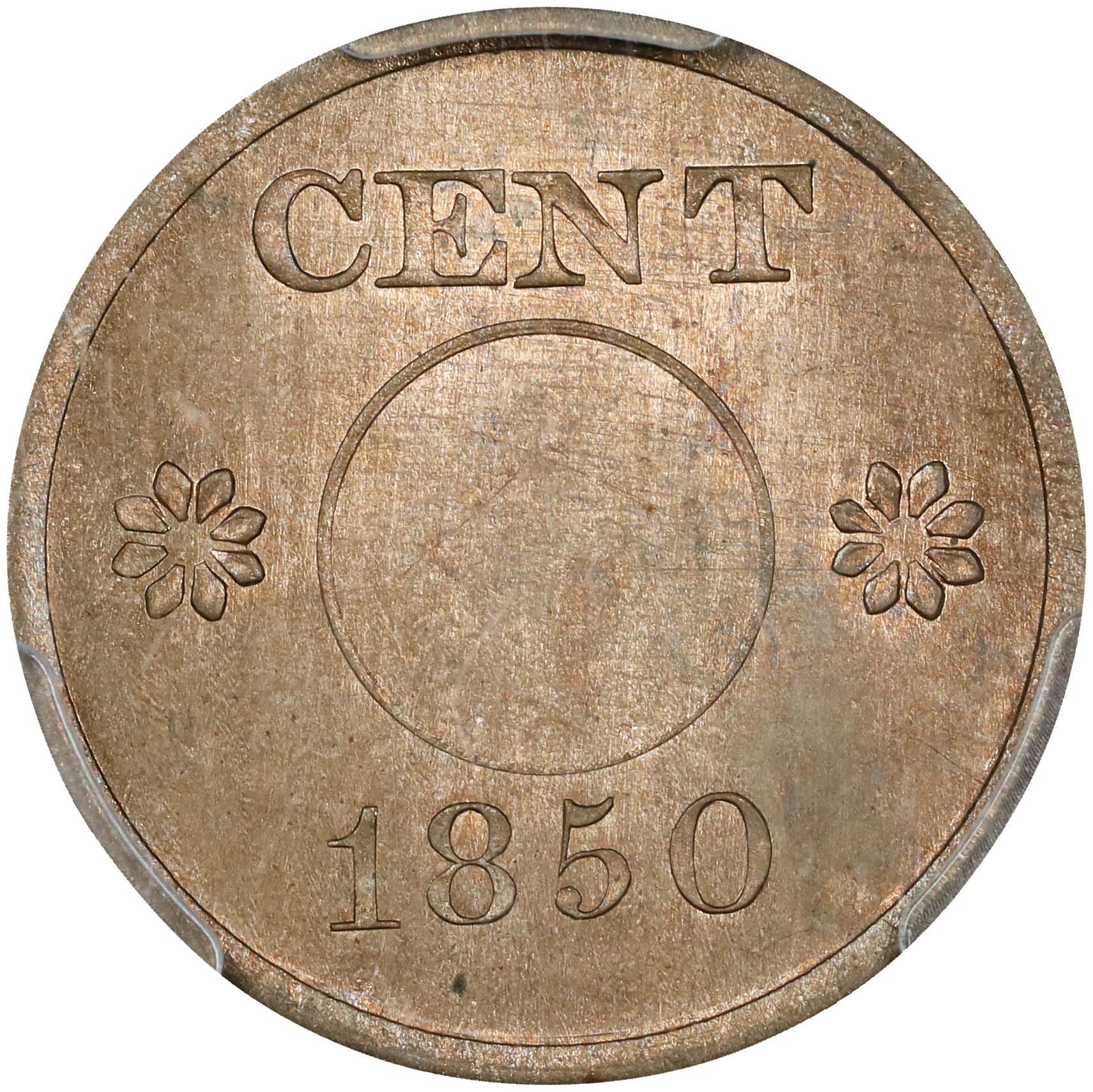 1850 P1c Restrike, Copper-Nickel, J-124 PR thumbnail 2