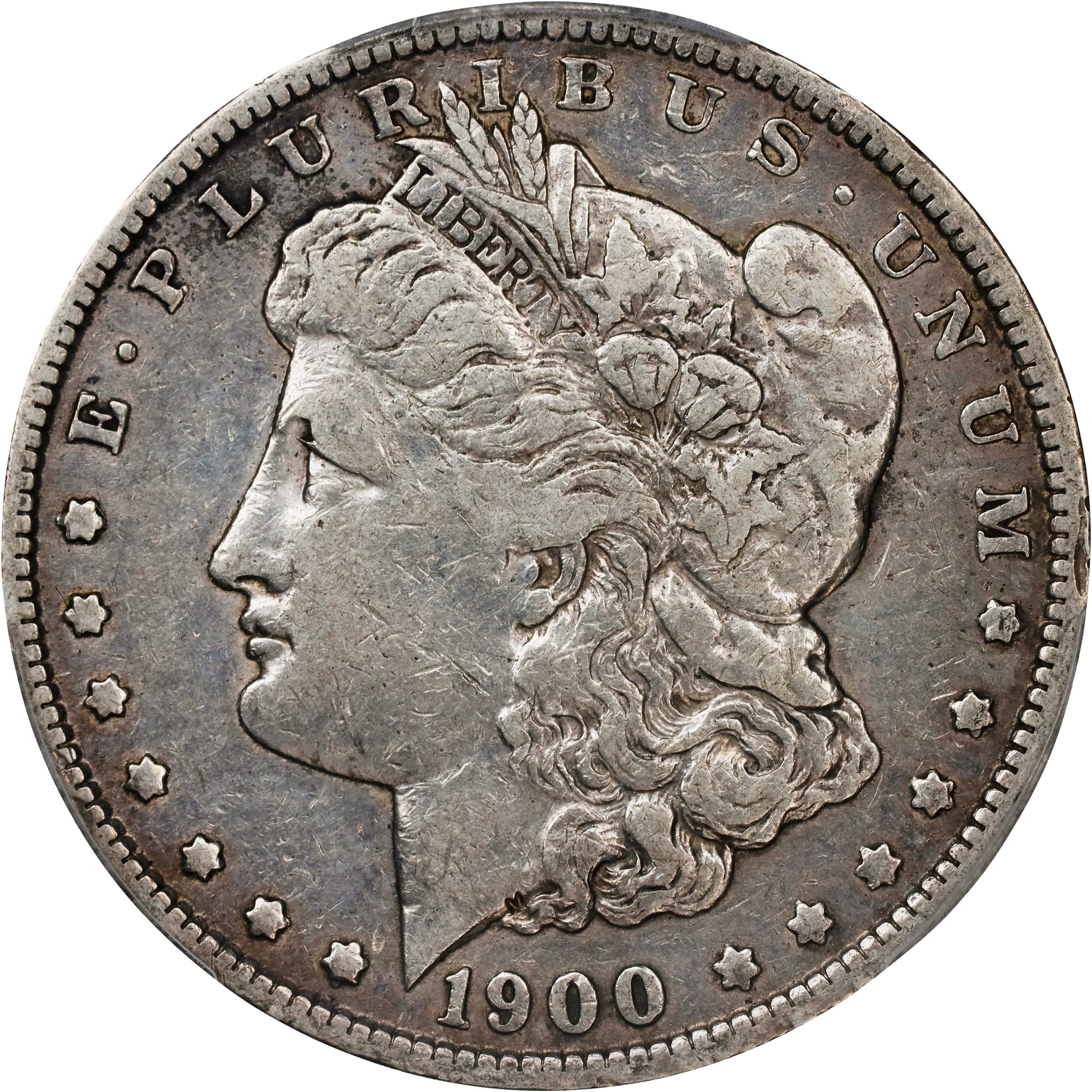 1900-O/CC $1 AU58 CAC thumbnail 3