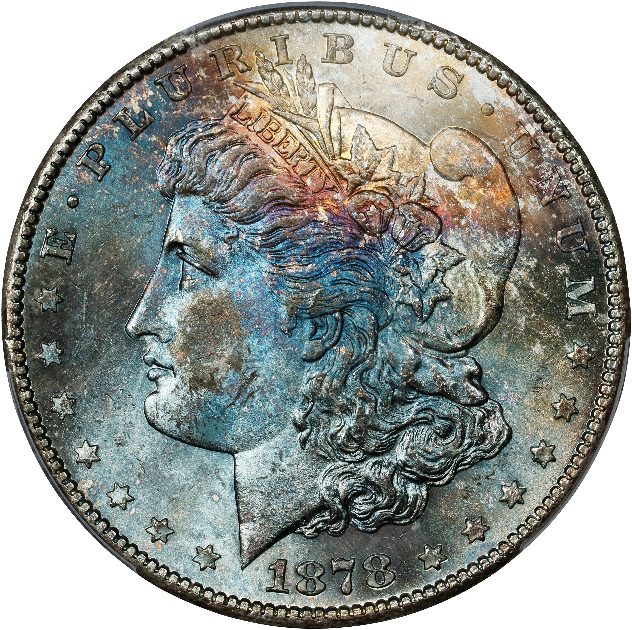 1878-S $1  Torn Bonnet, VAM-19B MS67 CAC thumbnail 3