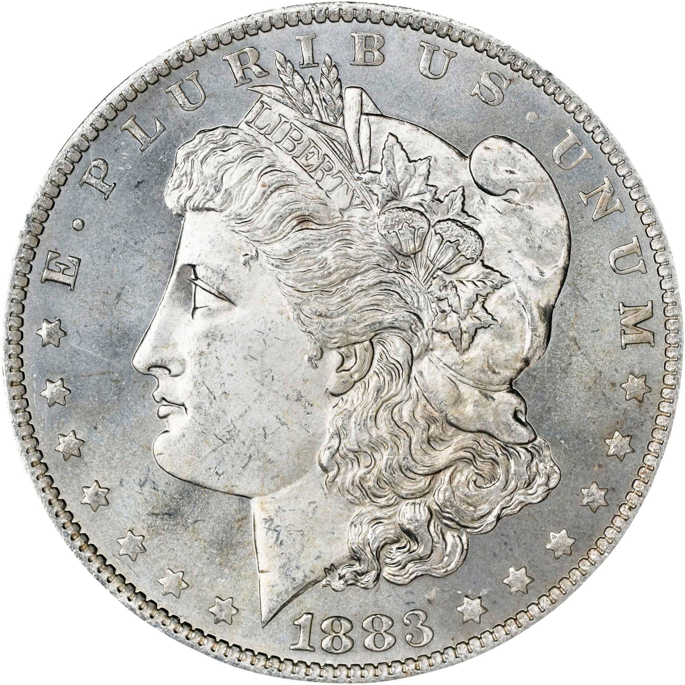 1883-O $1  Clashed Reverse M, VAM-1F3 MS62 CAC thumbnail 2