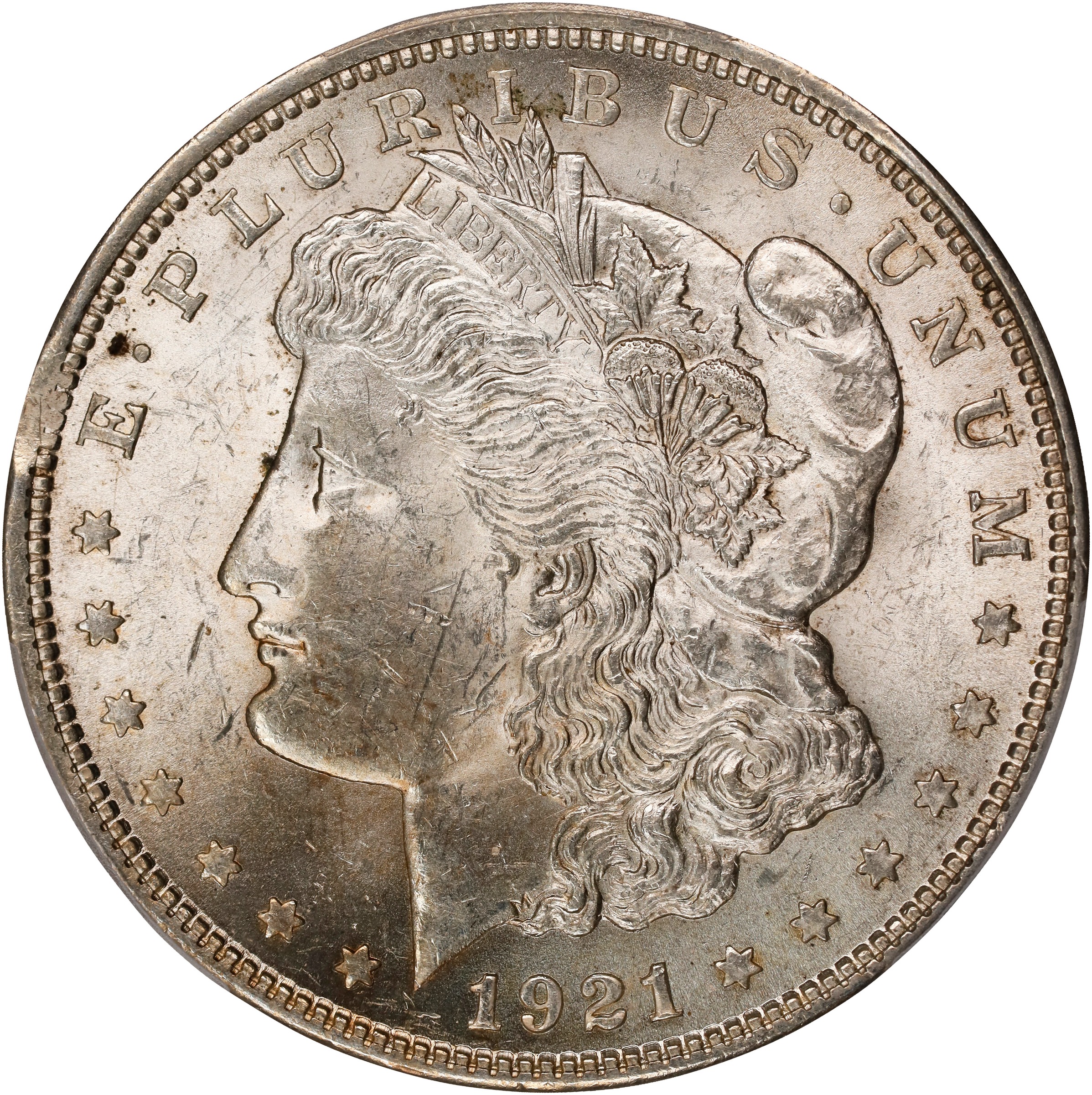 1921 $1  Morgan MS thumbnail 4