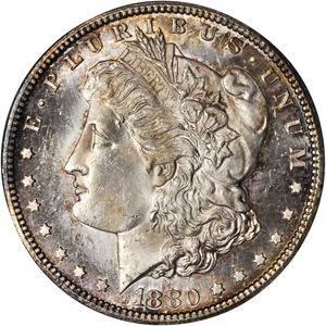 image for: 1880-CC Morgan Silver Dollar. MS-65 DPL (NGC). OH.