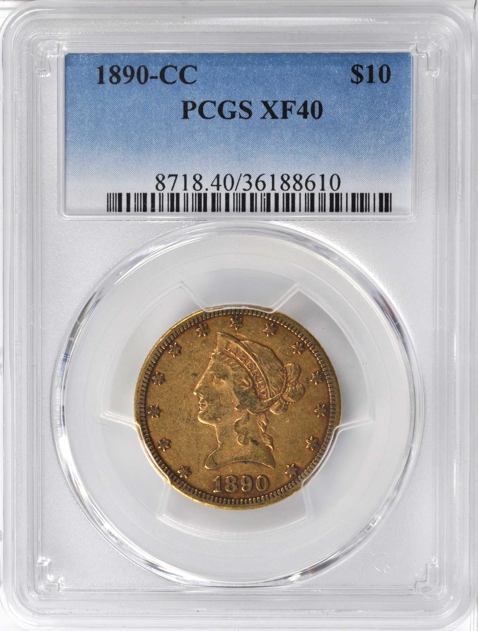 1890-CC $10 XF40 thumbnail 7