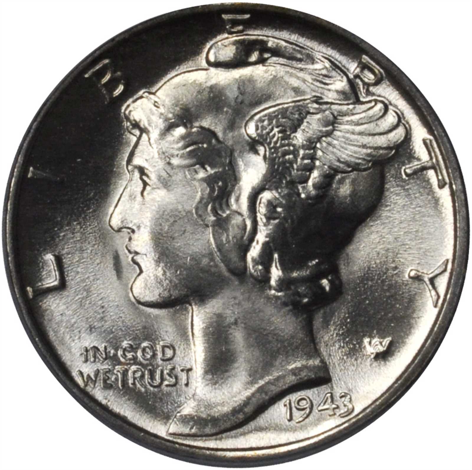 1943 Mercury Dime. PDS Set. (PCGS).