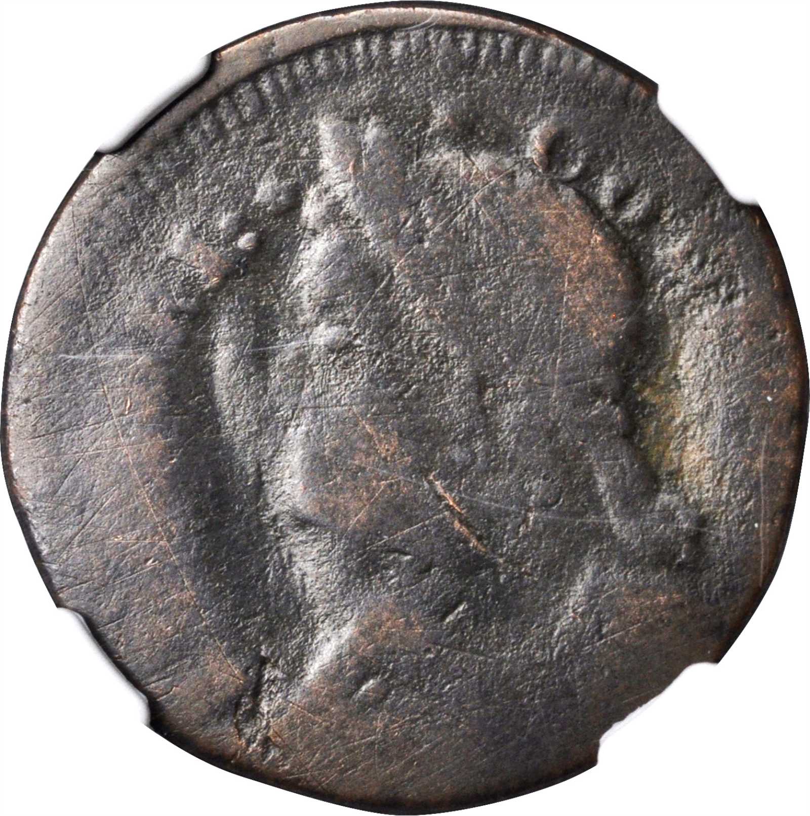 1787 Connecticut Copper. Mailed Bust Left. Good-6 BN (NGC).