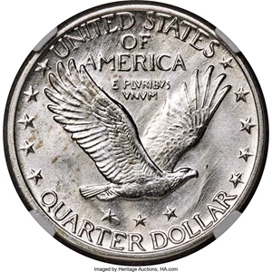 image for: 1927-S 25C MS64 Full Head NGC....