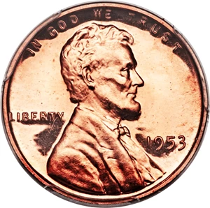 image for: 1953 1C PR67 Red Deep Cameo PCGS....