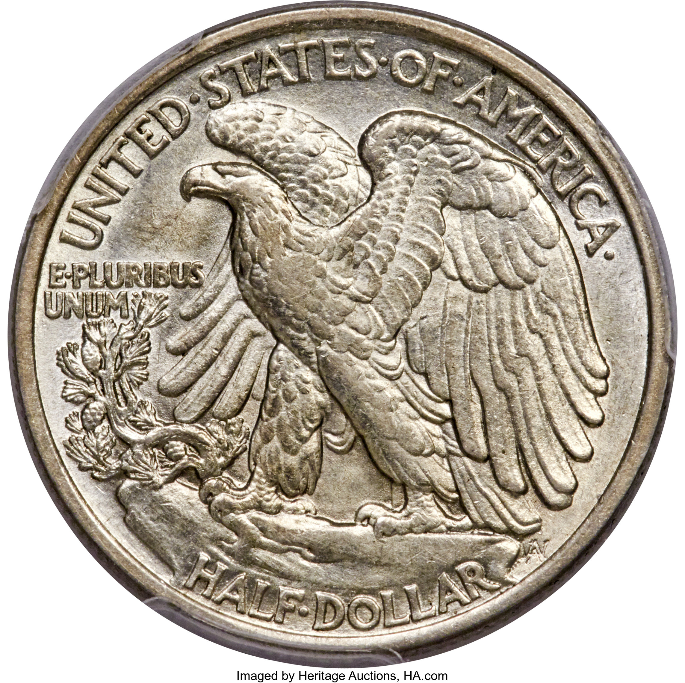 1921 50c AU53 thumbnail 3