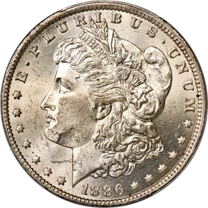 image for: 1886-O $1 Clashed E, VAM-1A, MS63 PCGS....