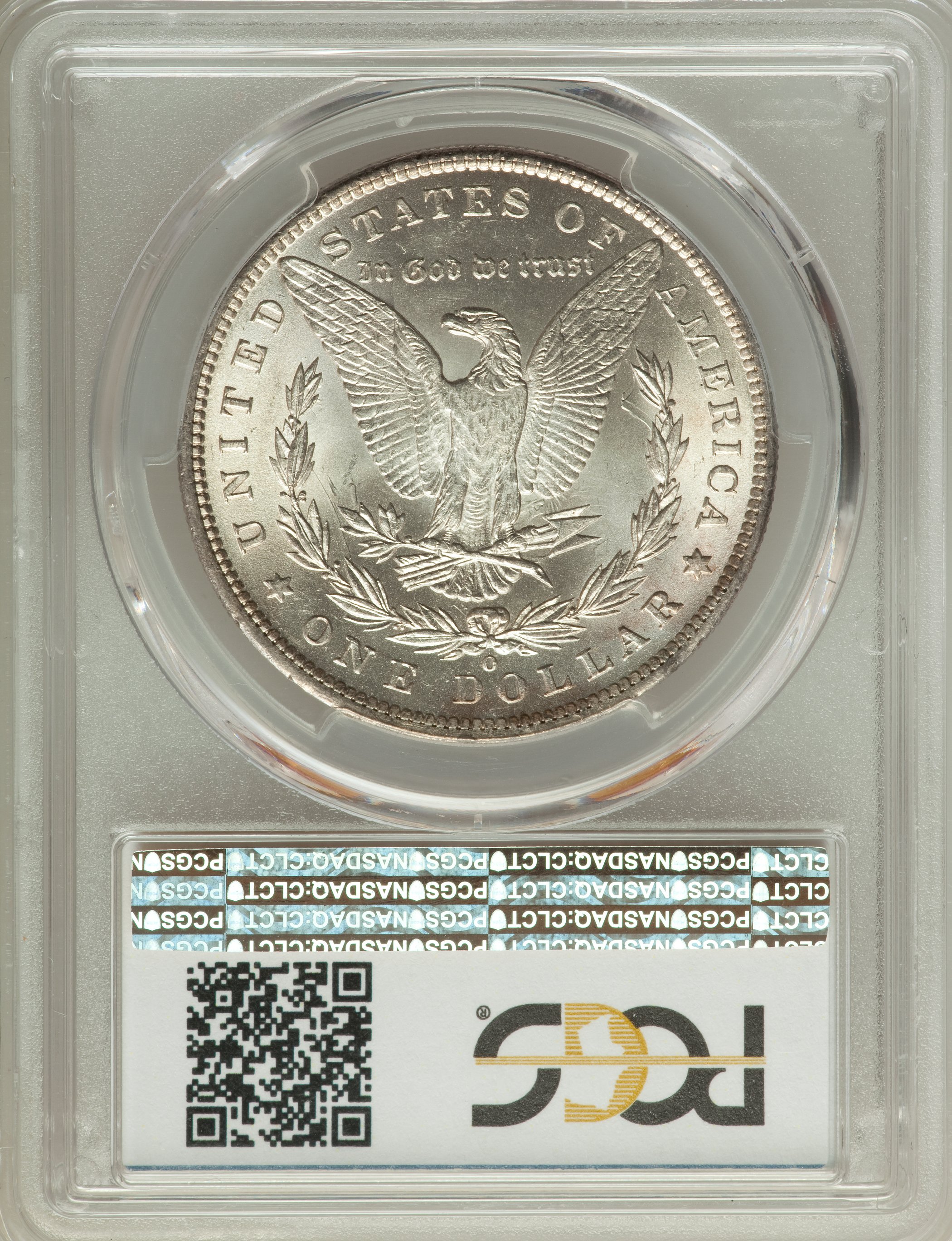 1886-O $1  Clashed Reverse BER, VAM-1A1 MS63 thumbnail 2