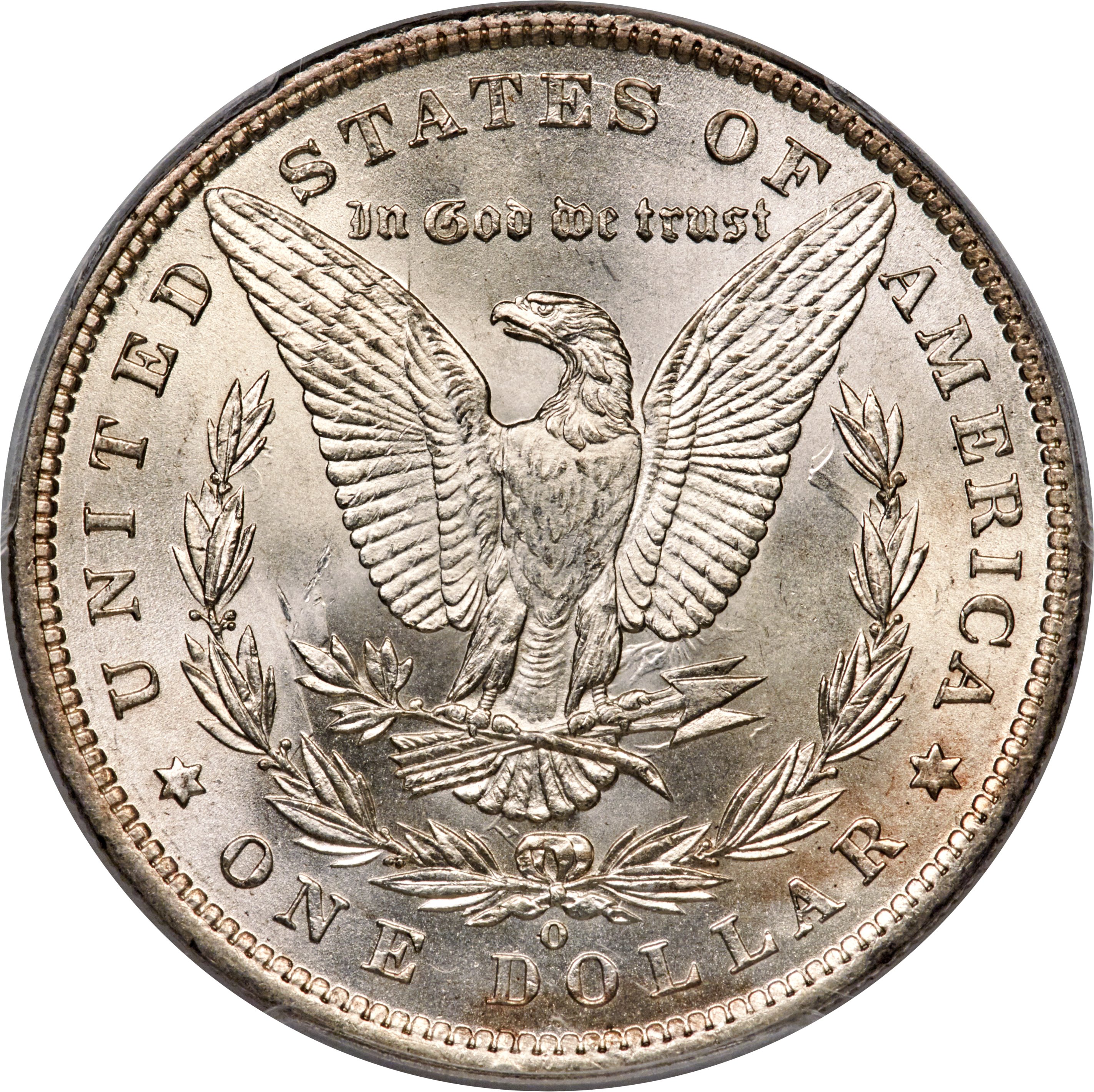 1886-O $1  Clashed Reverse BER, VAM-1A1 MS63 thumbnail 3