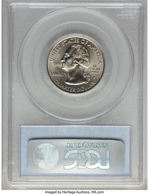 image for: 2009-P 25C U.S. Virgin Islands MS68 PCGS....